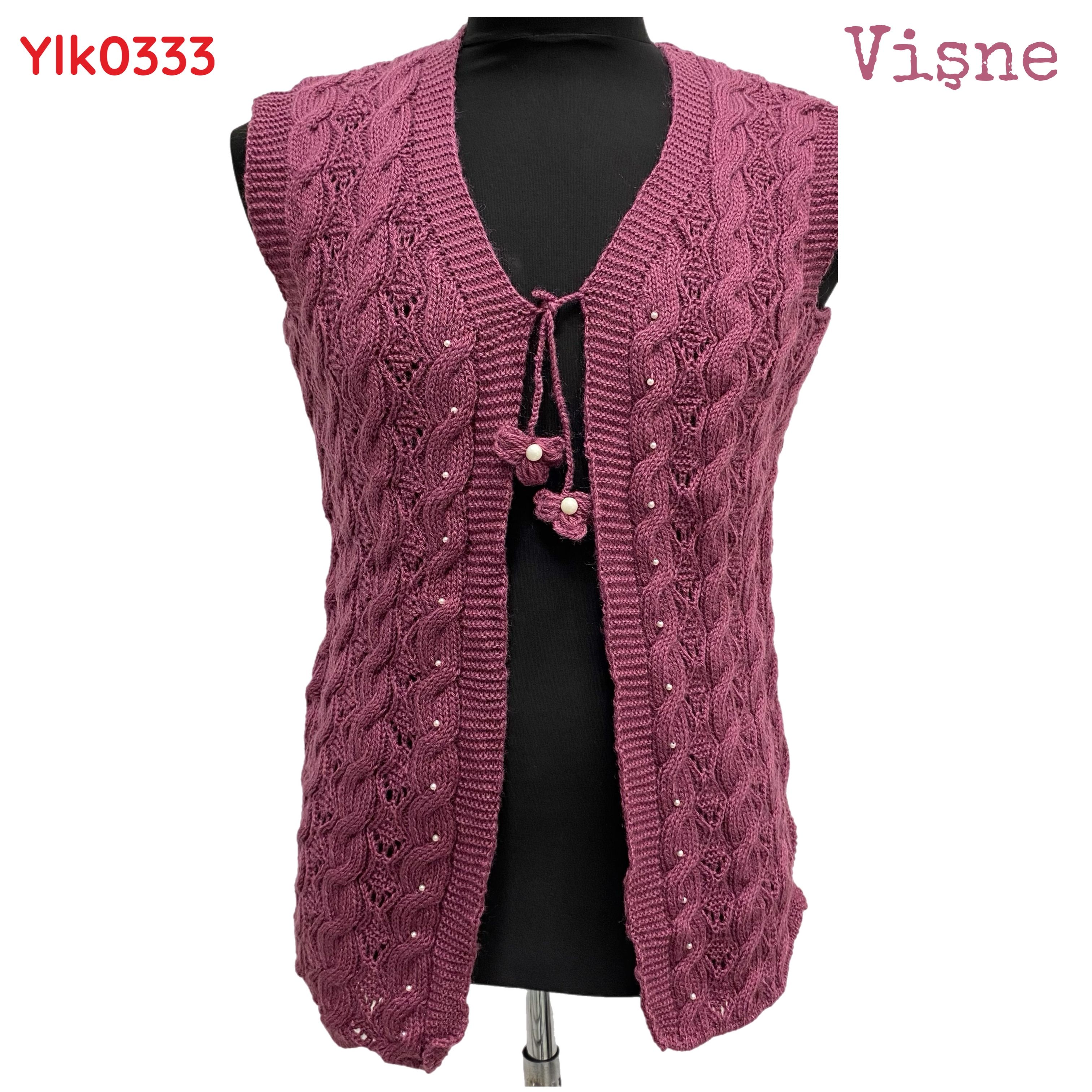 Z-033 Alize Angora Simsiz Yelek