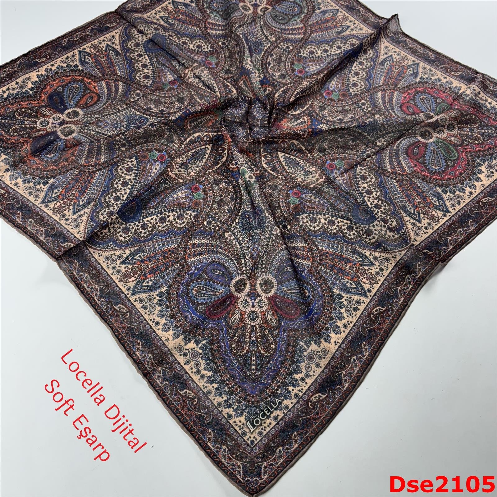 R-051 Locella El Dikişli Soft Eşarp