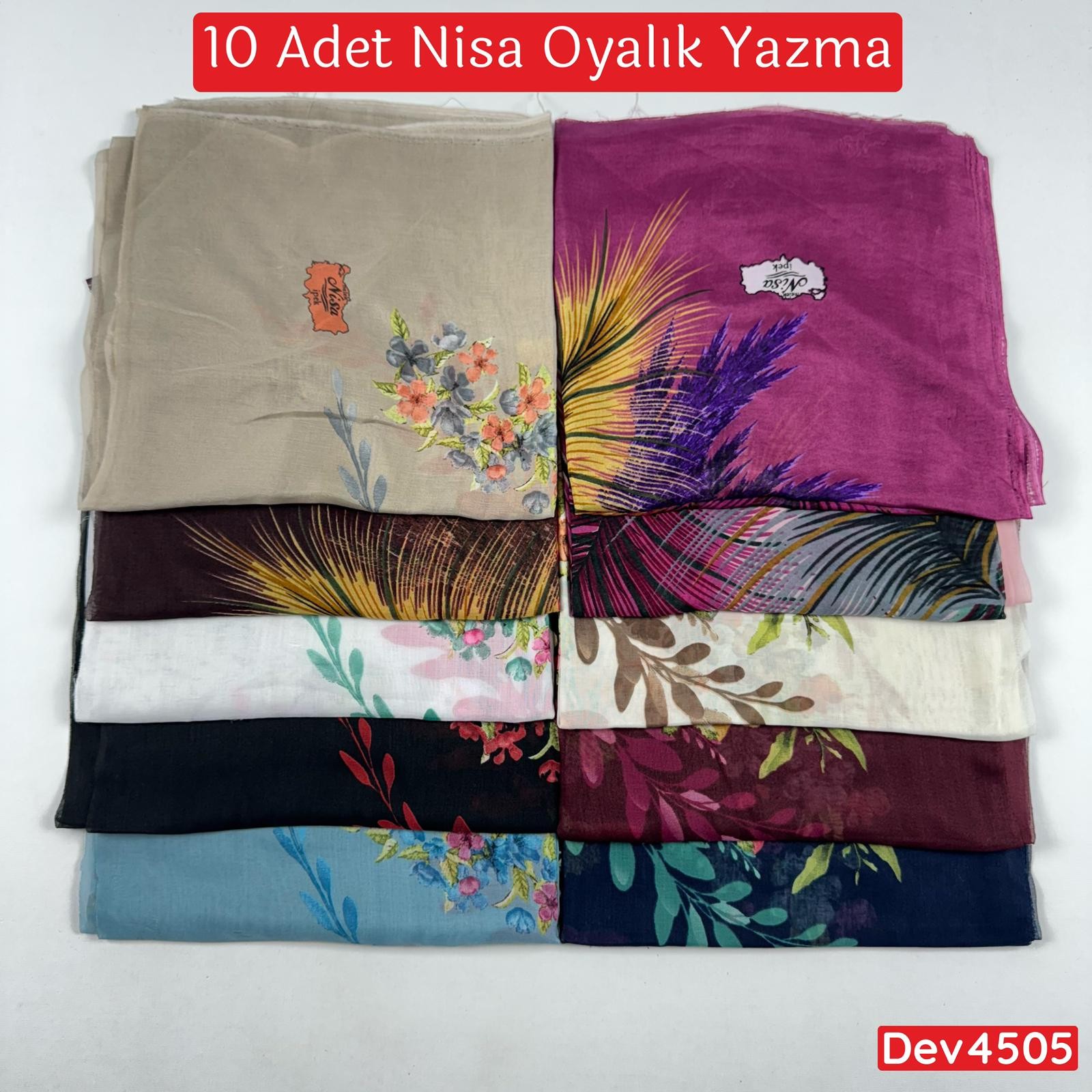 KAMPANYA 10 Adet Nisa Oyalık Yazma