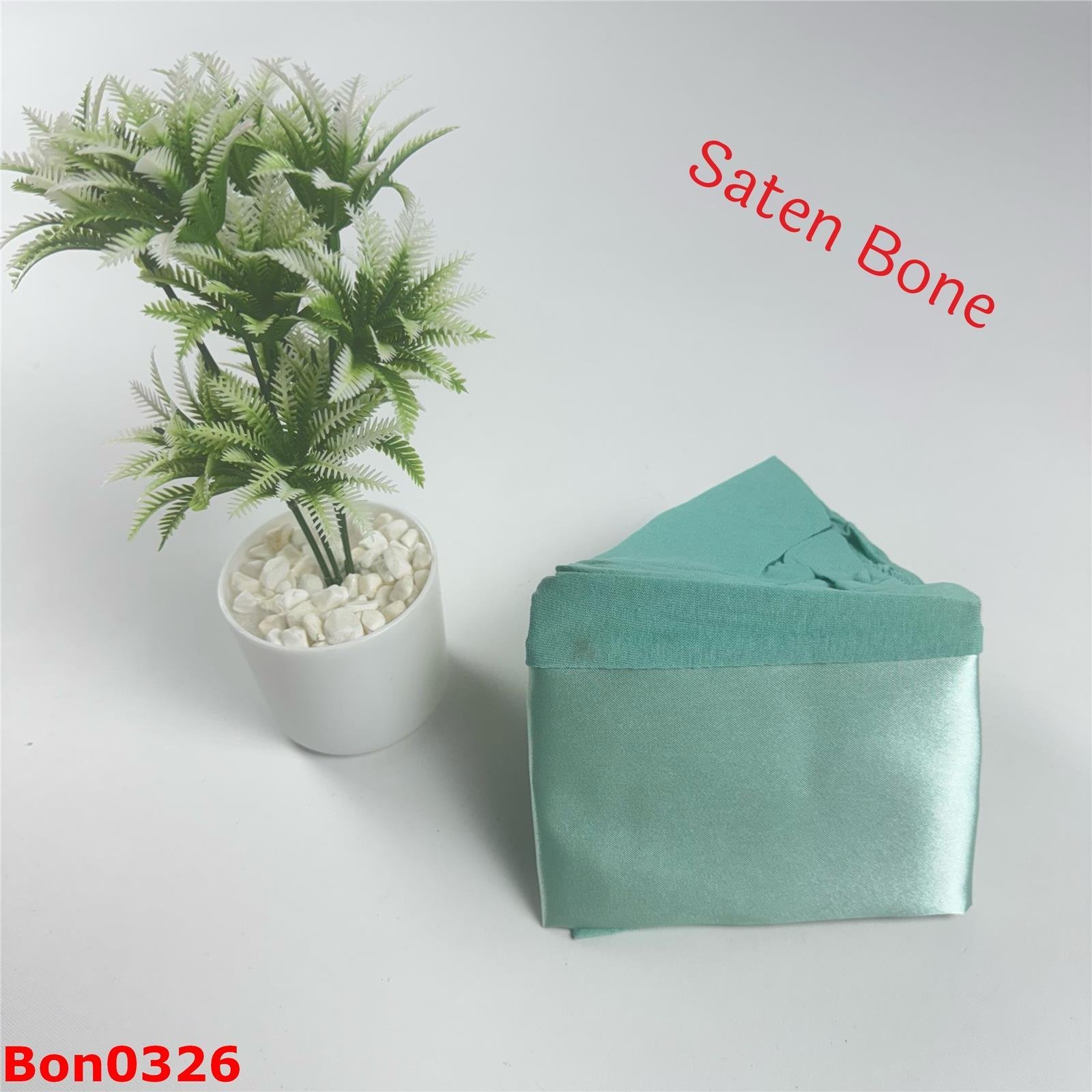 A-859 Bağlamalı Saten Bone