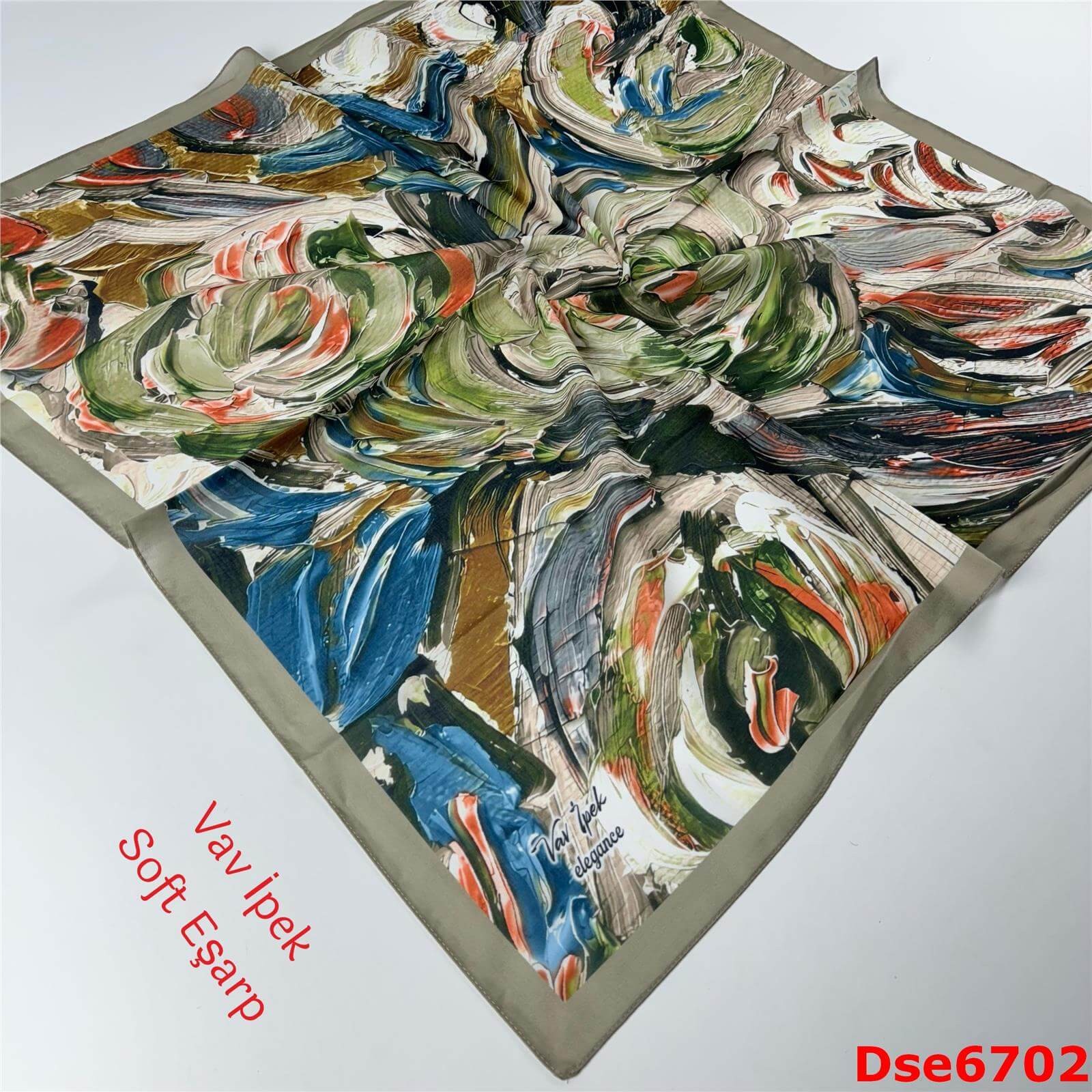 P-030 Vav İpek Soft Eşarp