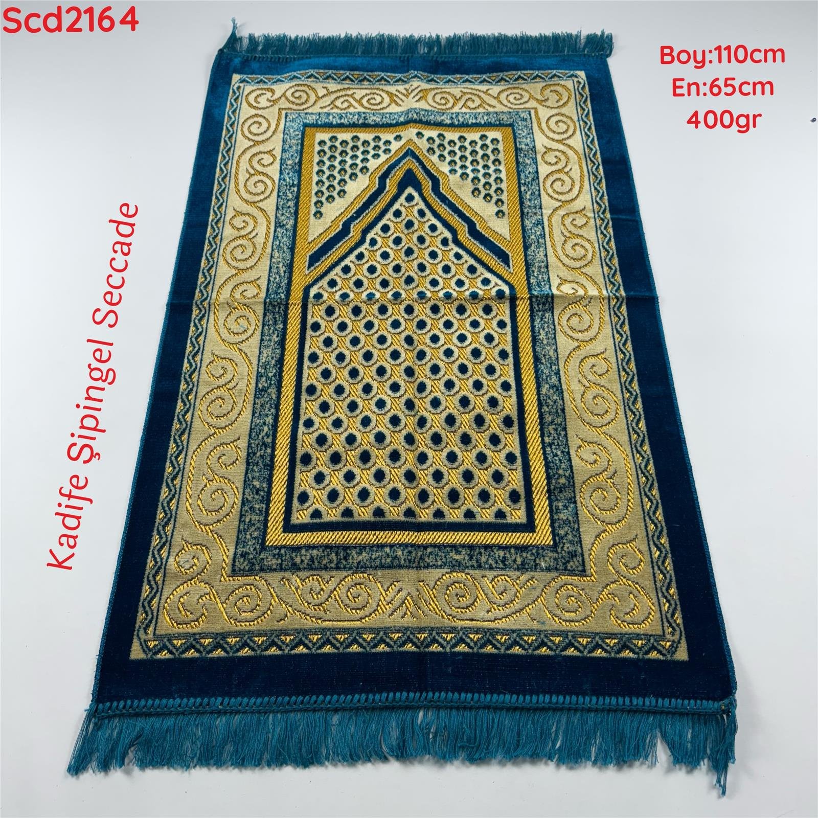 ZV-366 Kadife Şpingel Seccade