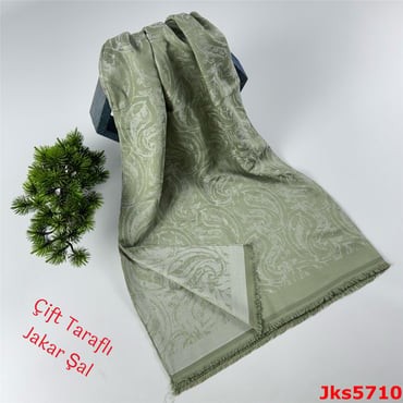 U-070 Çift Taraflı Jakarlı Şal