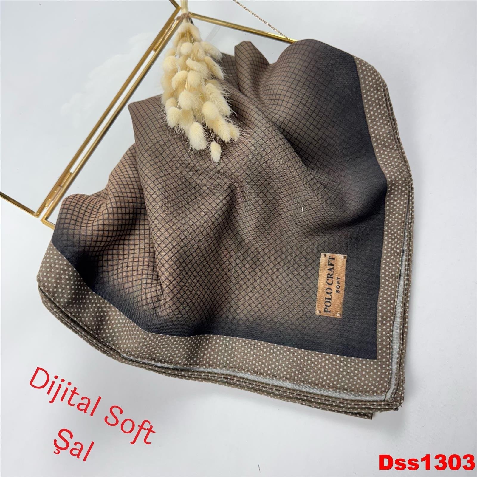 N-023 Polo Craft Dijital Soft Şal