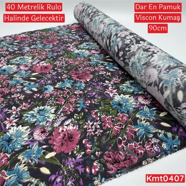 ZO-113 Dar En Pamuk Viscon Kumaş 90cm