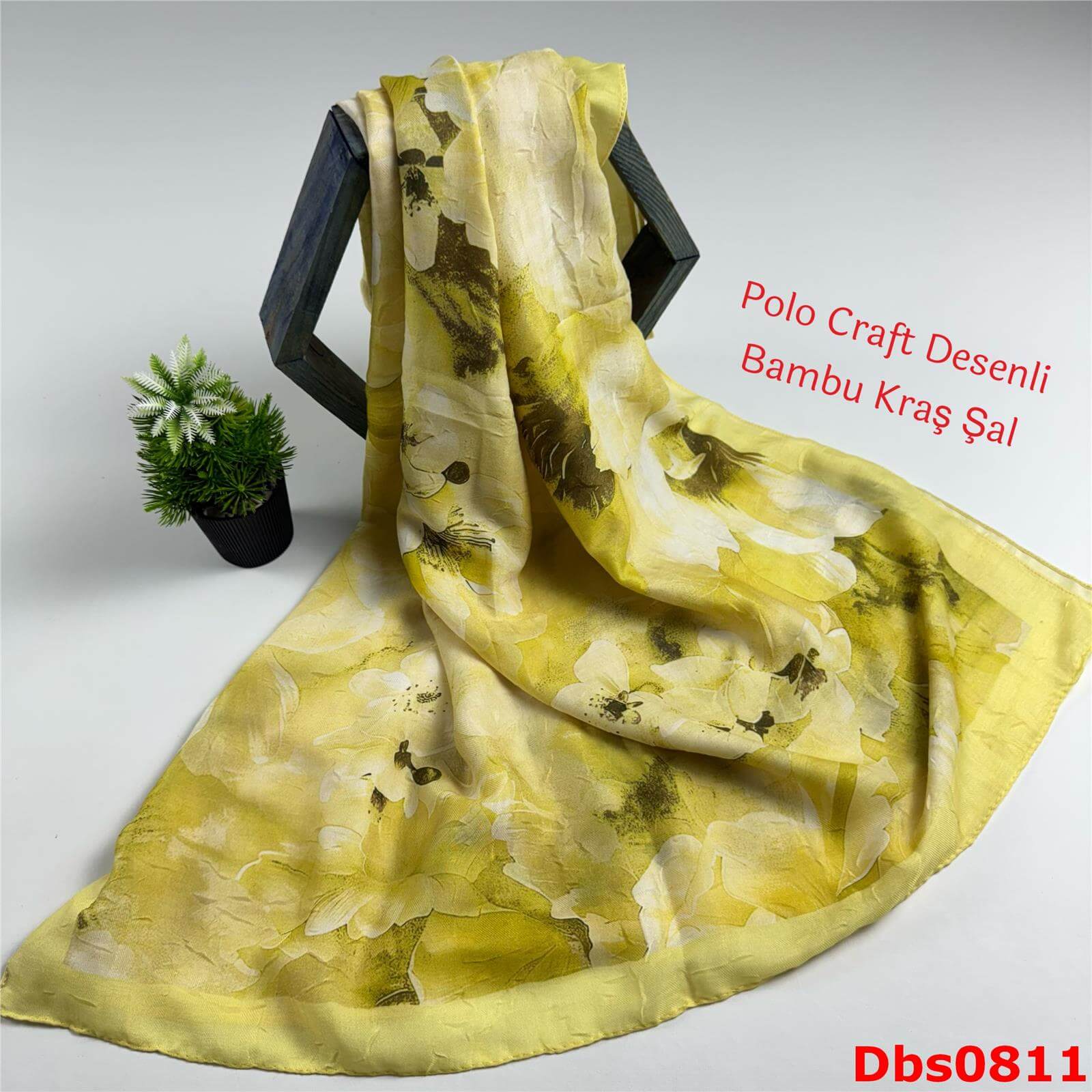 ZC-075 Polo Craft Desenli Bambu Kraş Şal
