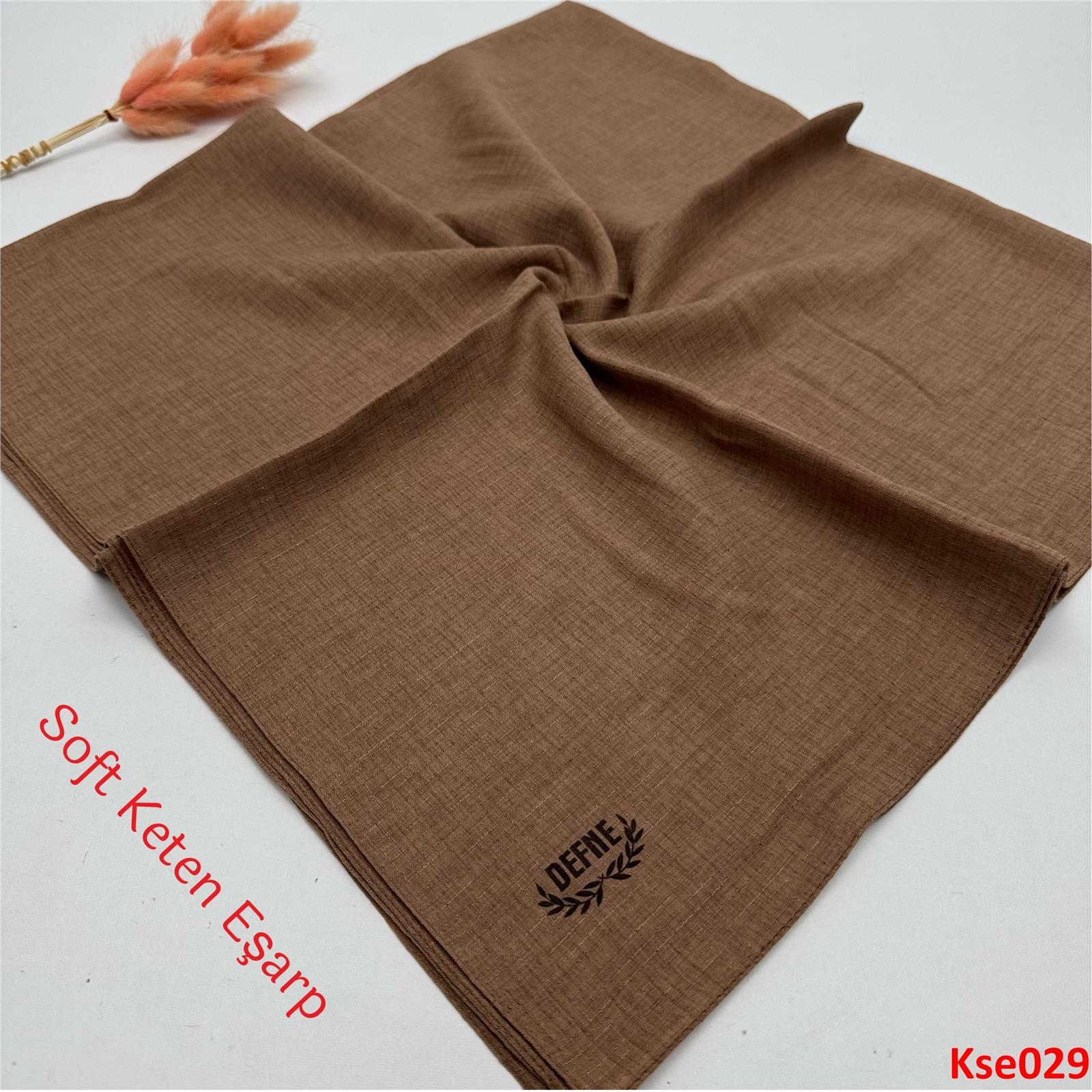 J-195 Soft Keten Eşarp