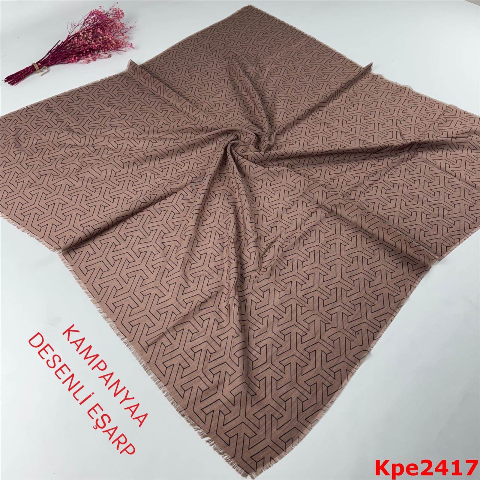 ZK-038 Kampanya Desenli Eşarp