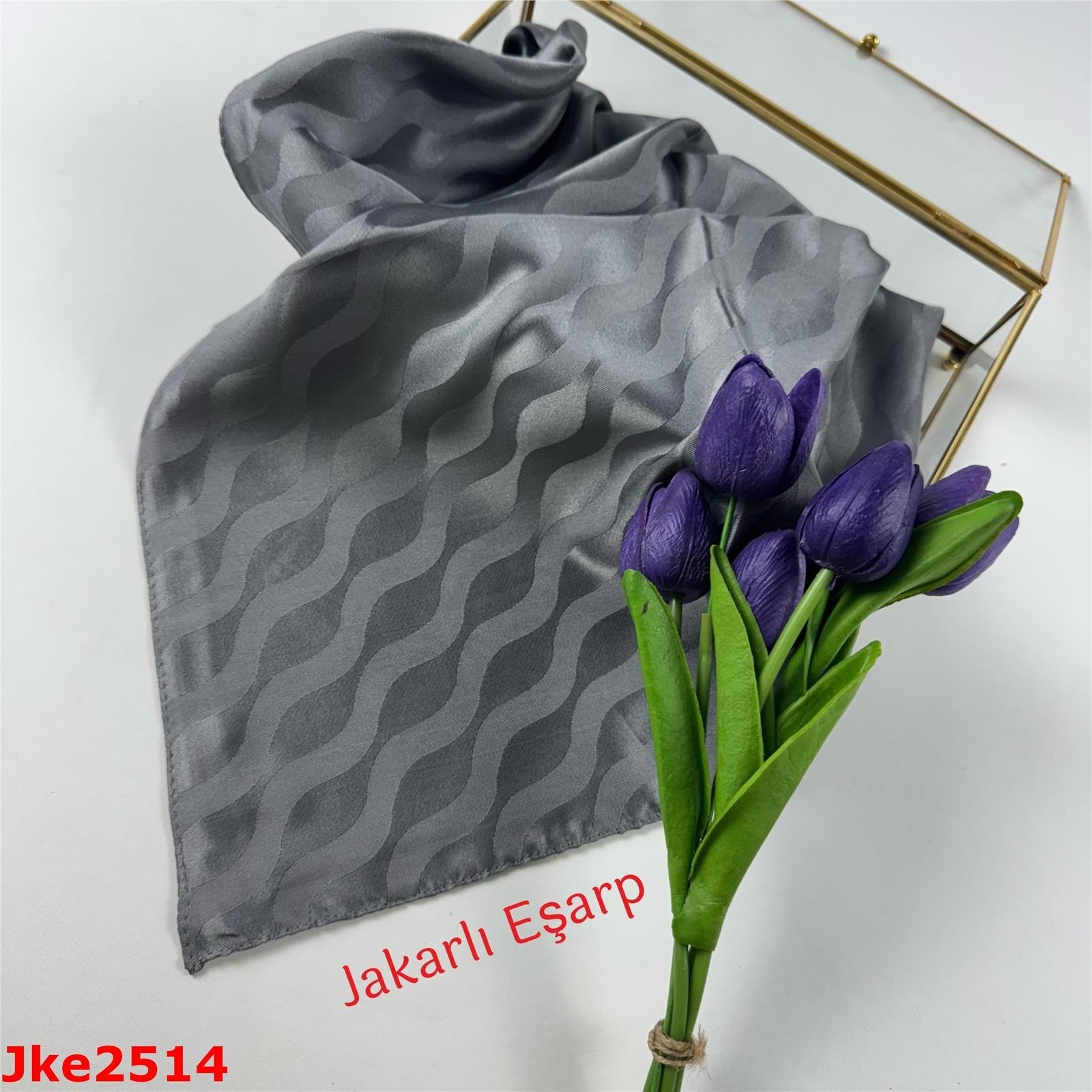 RA-108 Jakarlı İpeksi Eşarp