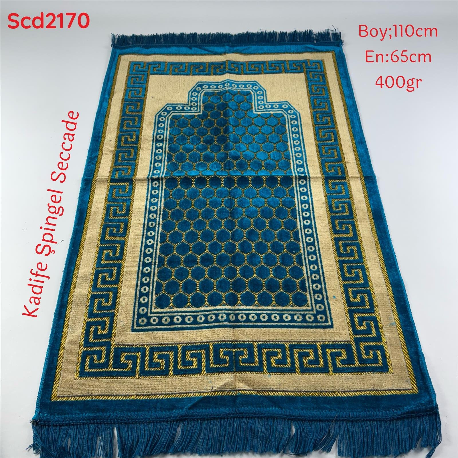 ZZ-914  Kadife Şpingel Seccade