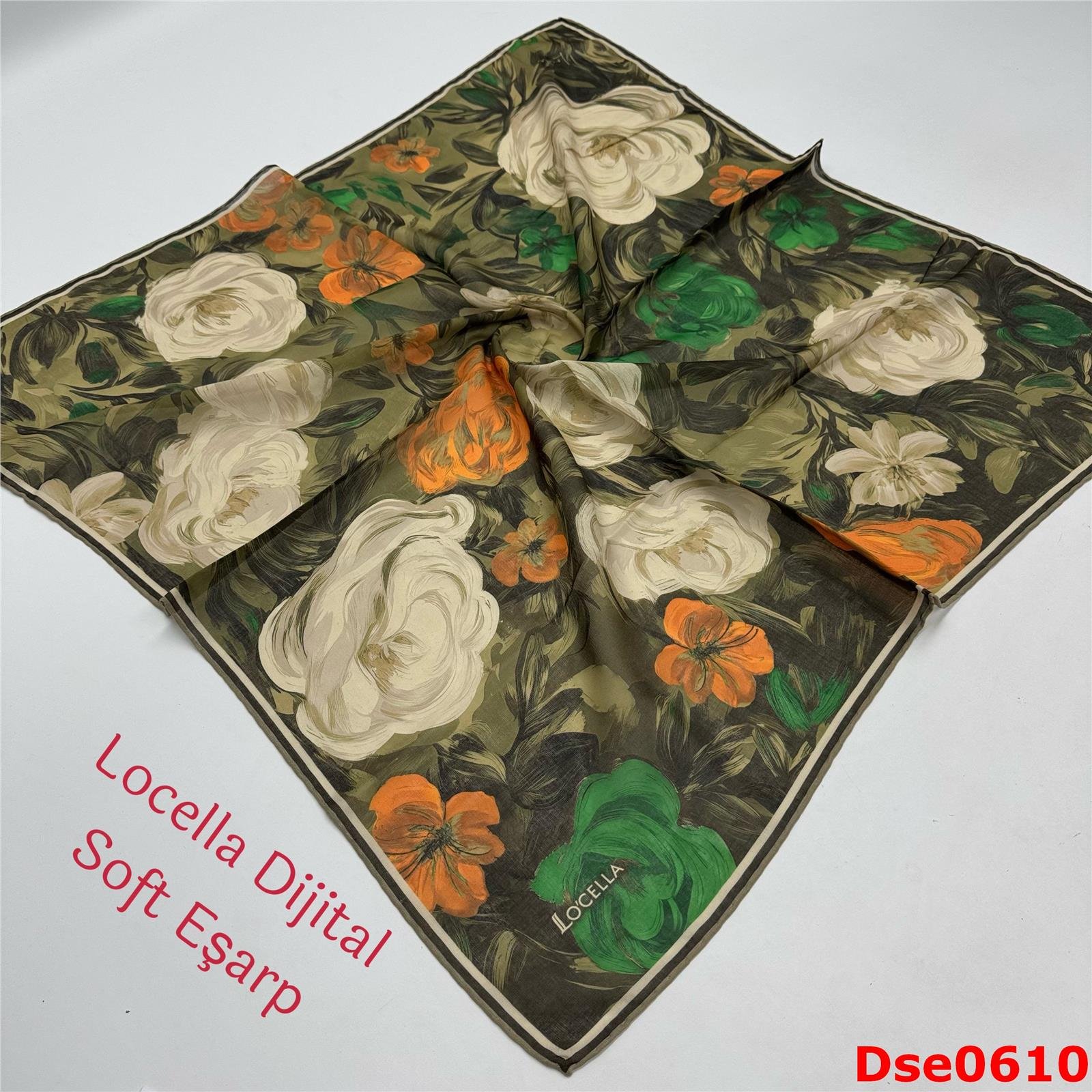 P-138 Locella El Dikişli Soft Eşarp