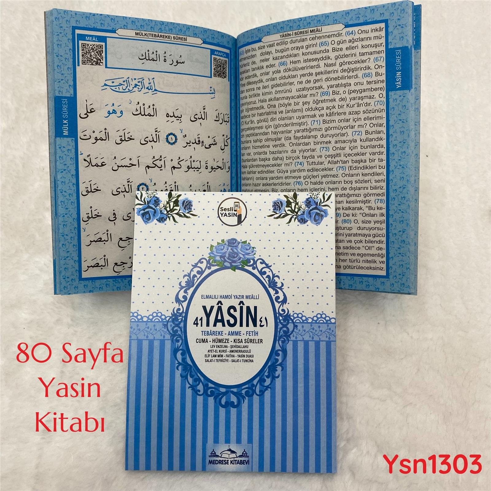 A-1597 80 Sayfa Yasin Kitabı