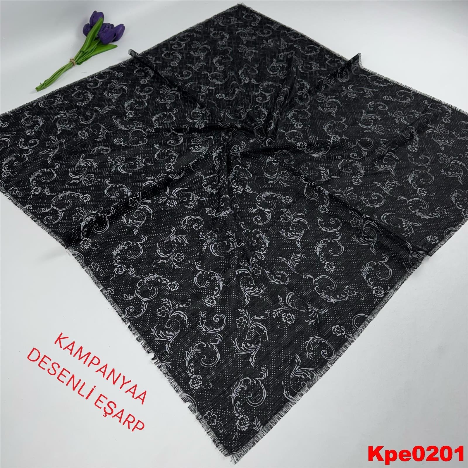 A-0186 Kampanya Desenli Eşarp