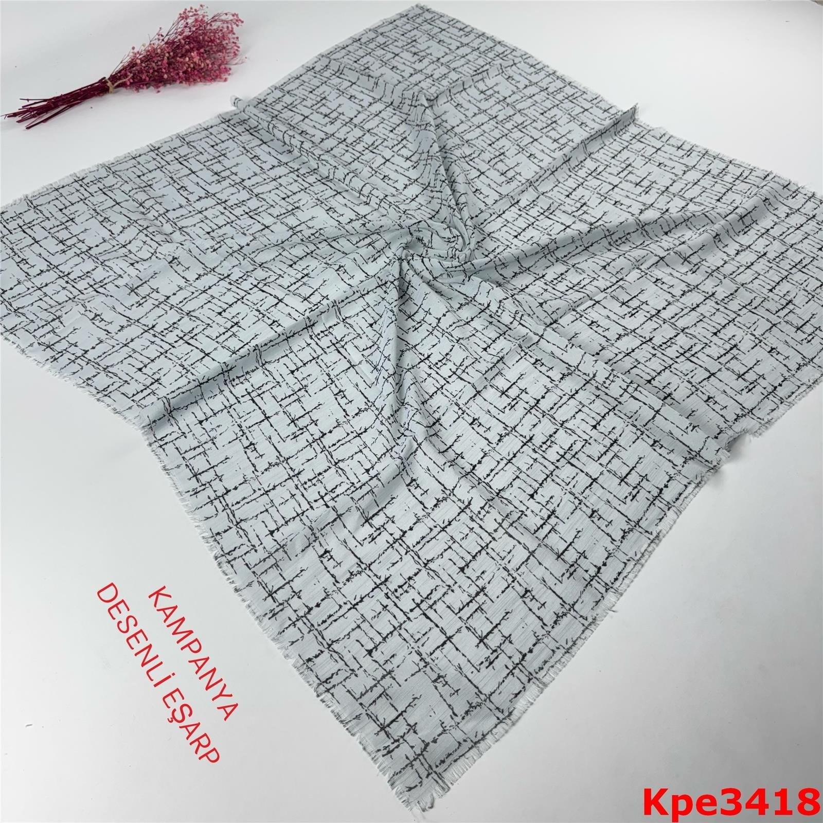 ZK-081 Kampanya Desenli Eşarp