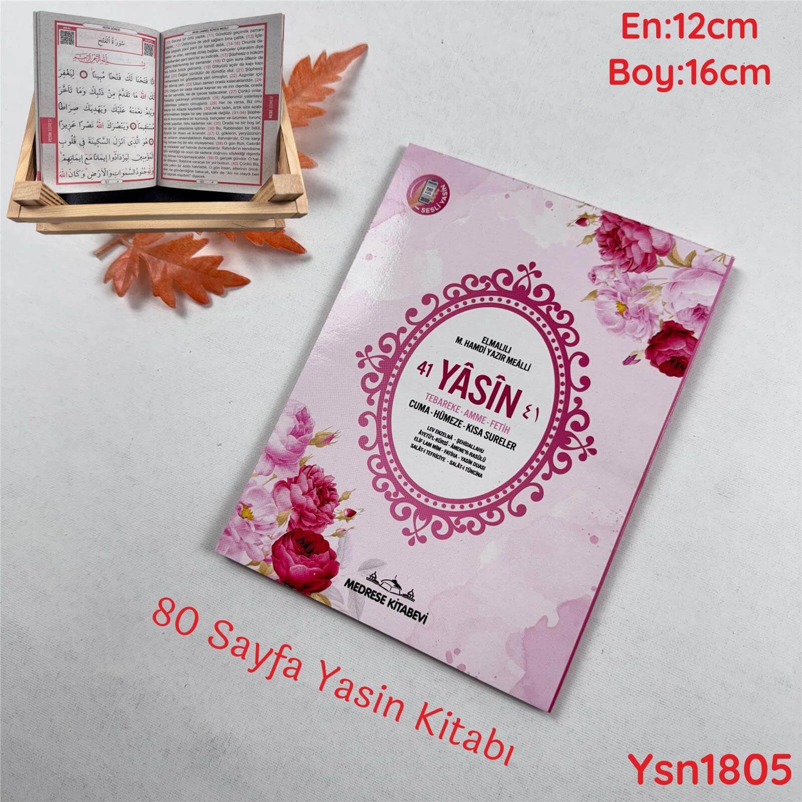 A-1611 80 Sayfa Yasin Kitabı