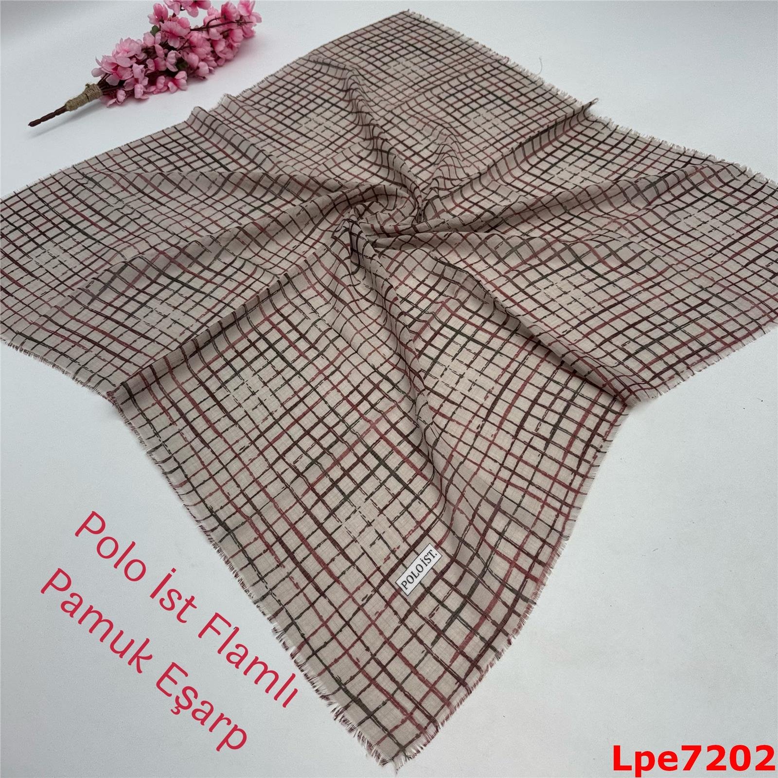 O-004 Polo İst Flamlı Pamuk Eşarp
