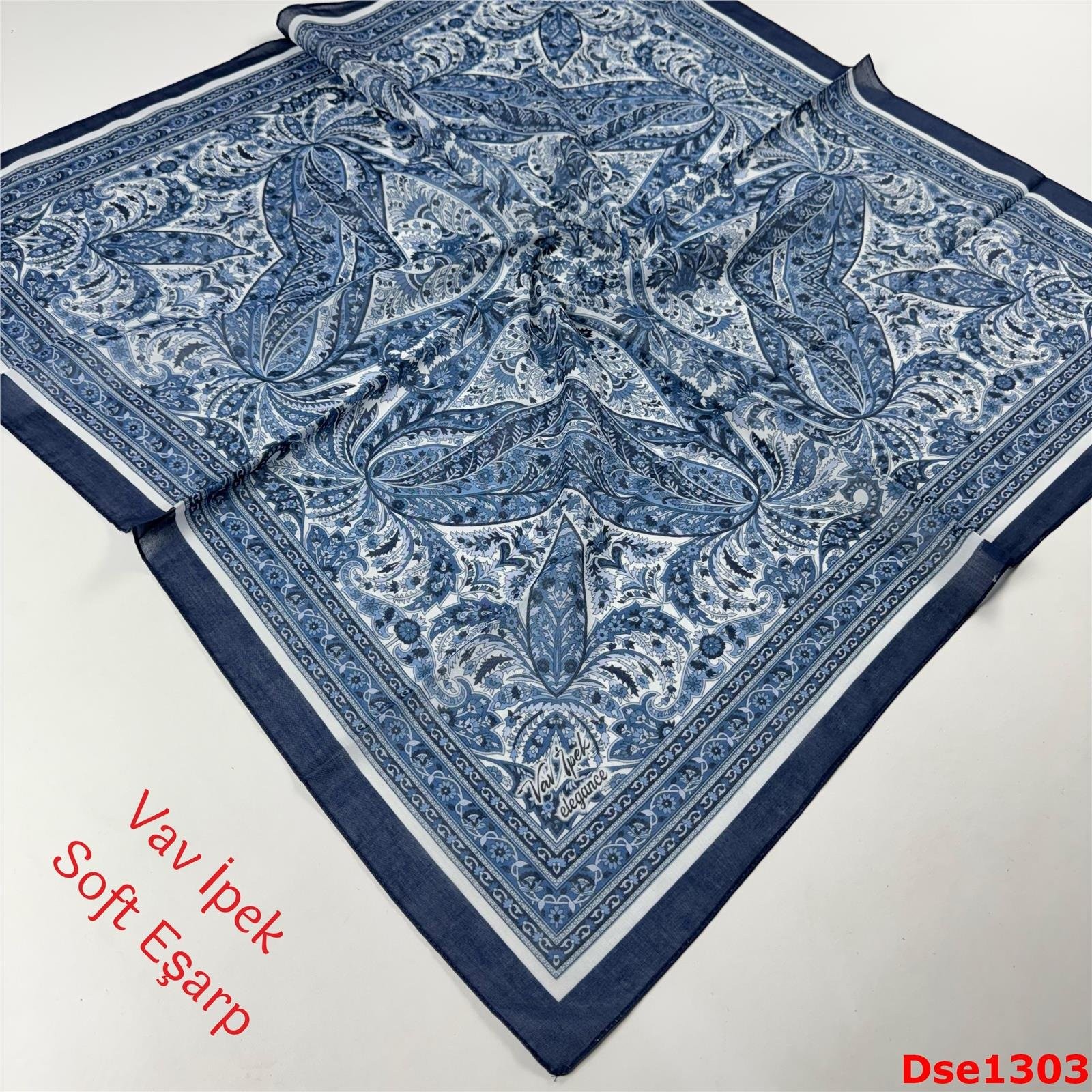 R-104 Vav İpek Soft Eşarp