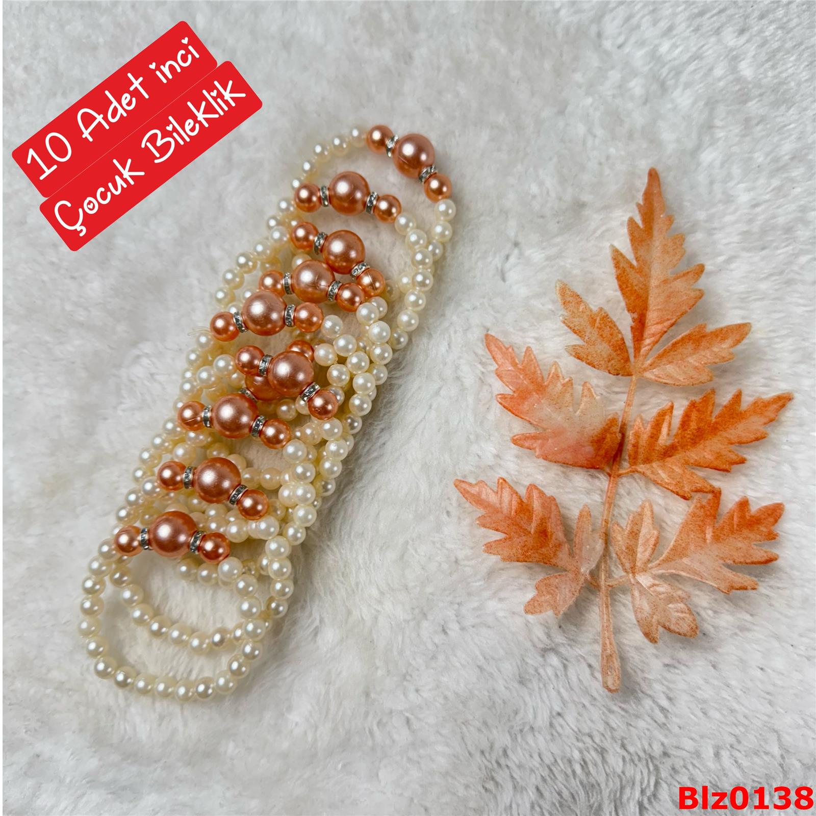 ZD-146 10 Adet İnci Esnek Renkli Bileklik