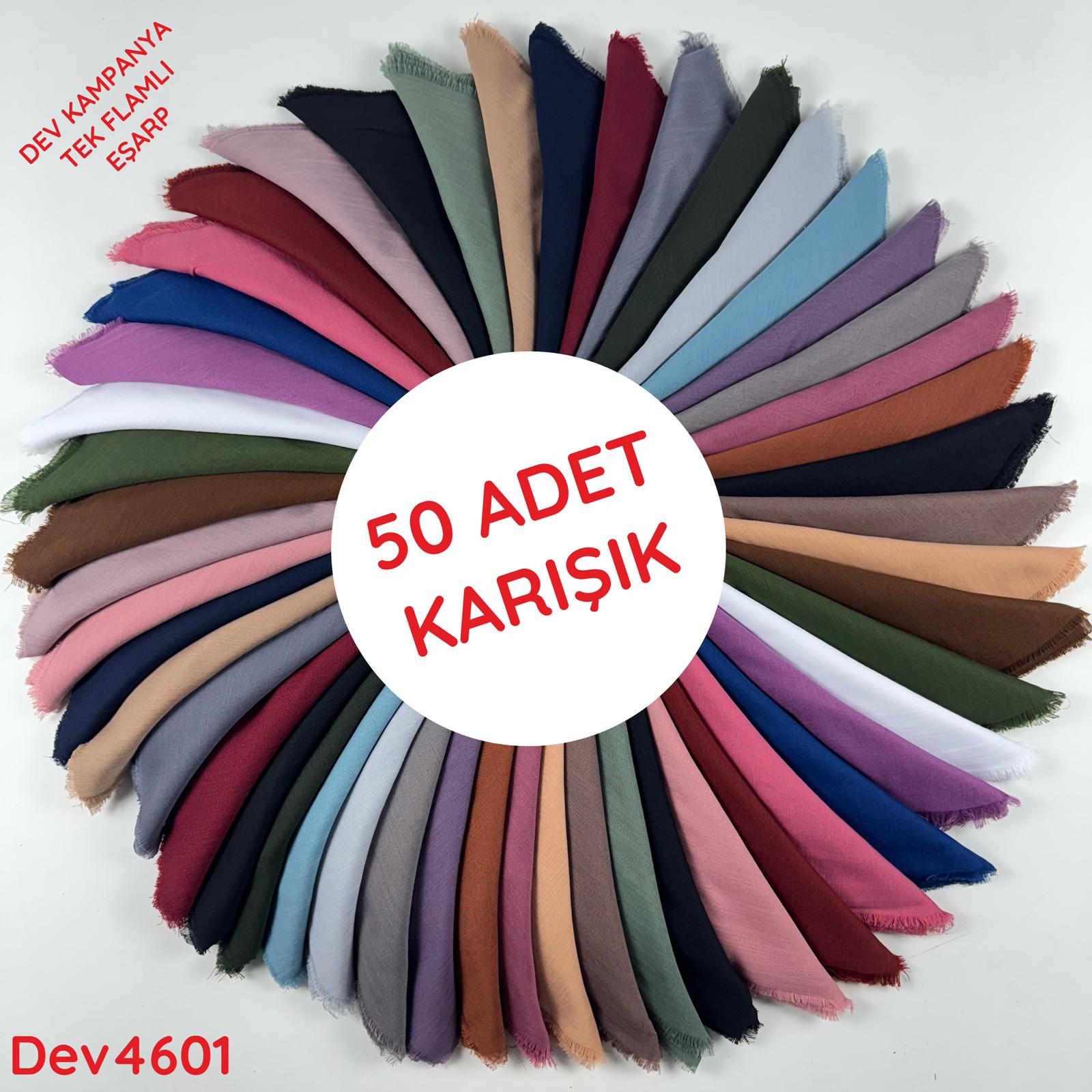 KAMPANYA.. 50 Adet Tek Flamlı Eşarp