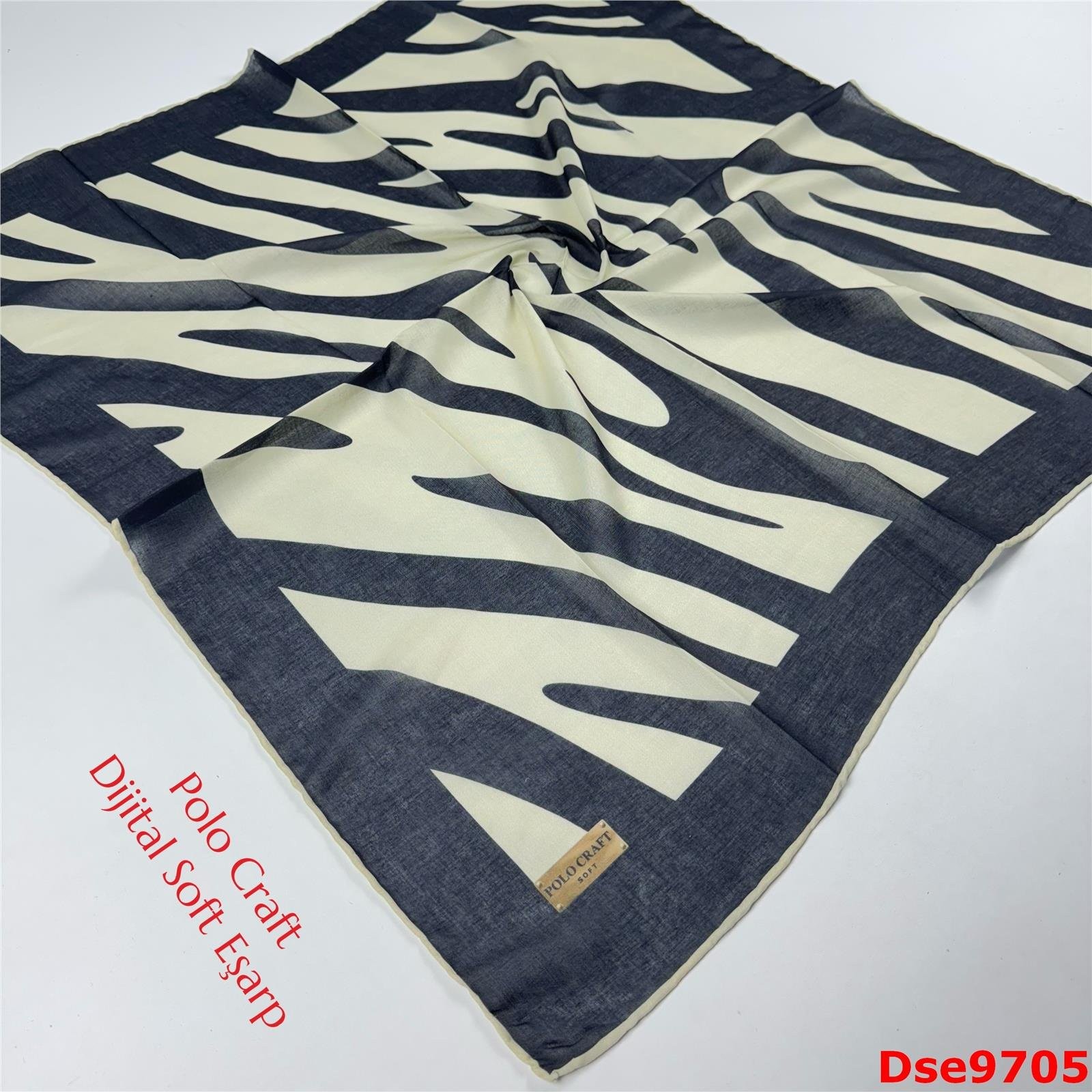 T-065 Polo Craft Dijital Soft Eşarp