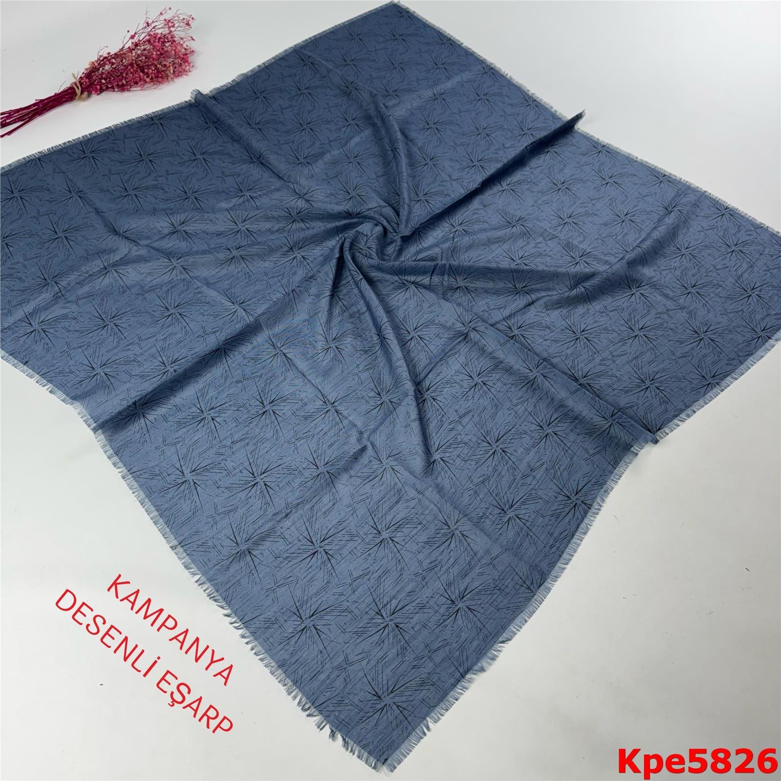 ZK-081 Kampanya Desenli Eşarp