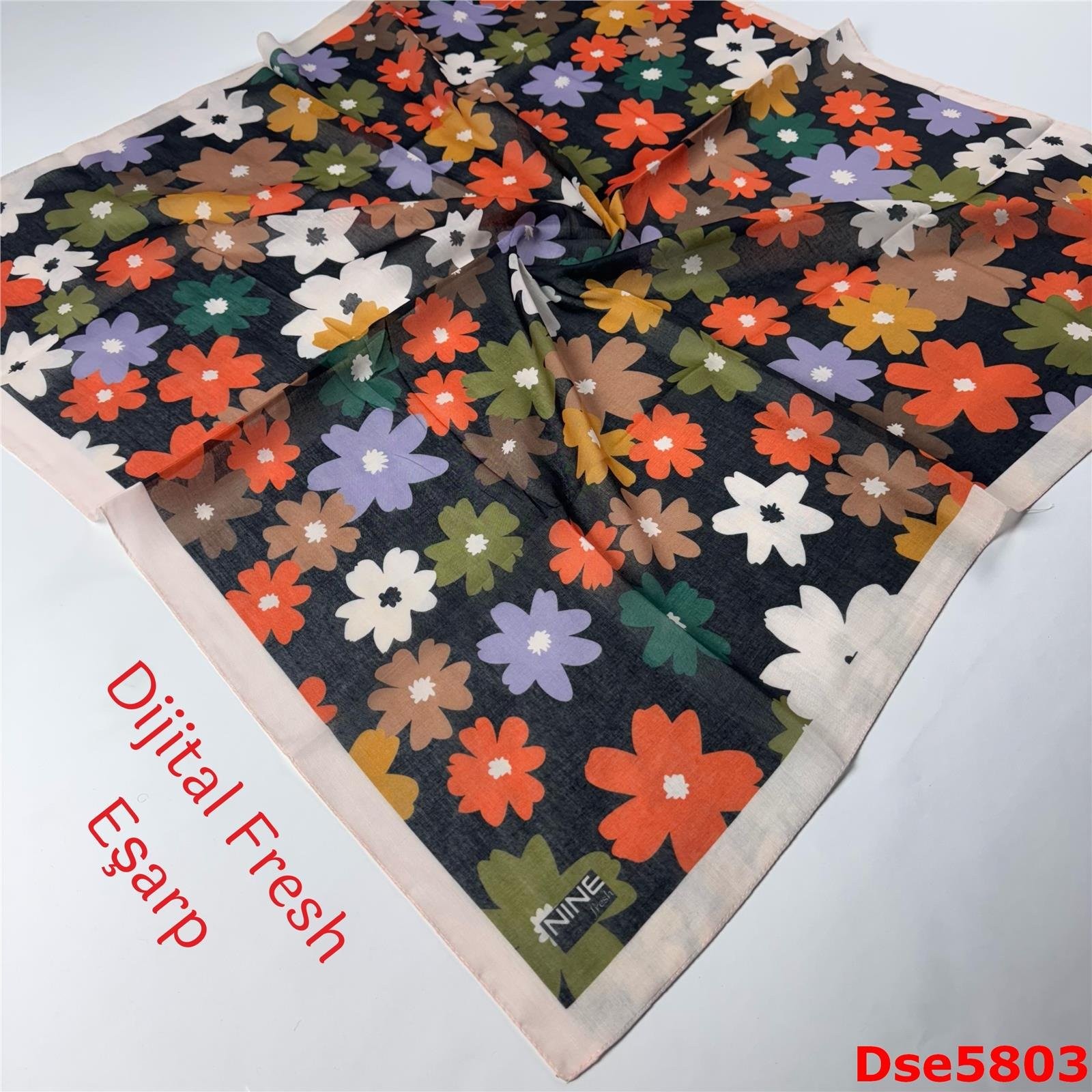 S-096 Dijital Fresh Eşarp