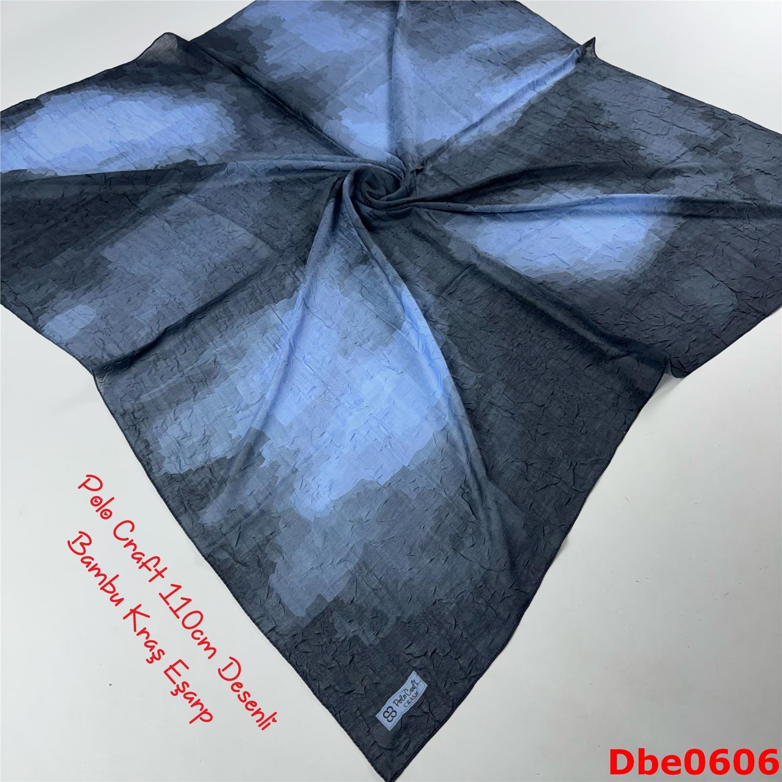 RA-088 Polo Craft 110cm Desenli Bambu Kraş Eşarp