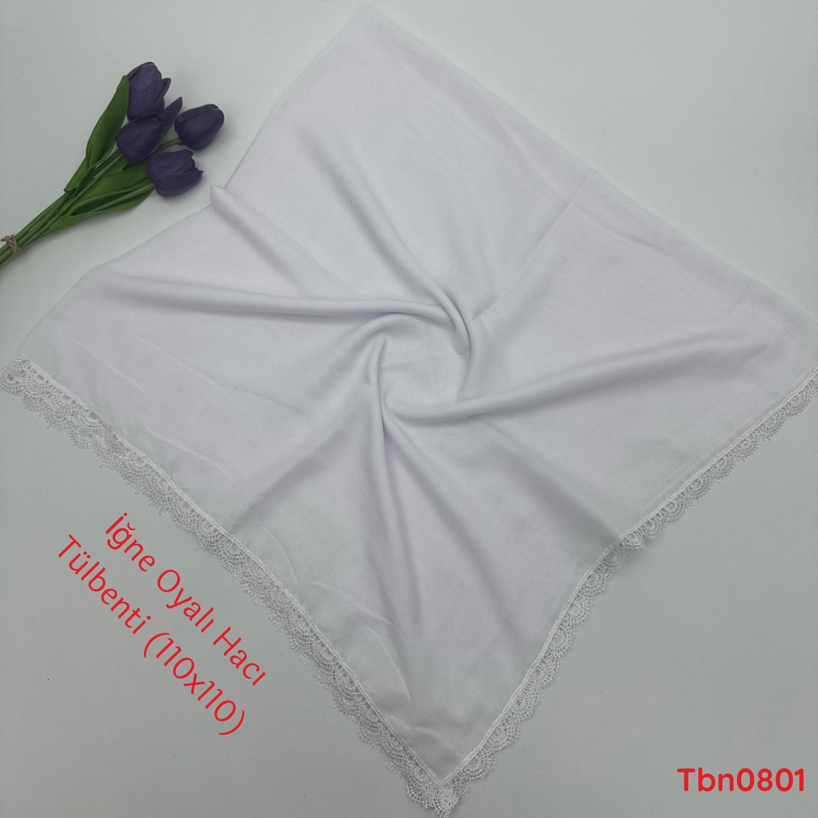 VA-035 İğne Oyalı Büyük Boy Hacı Tülbenti 
