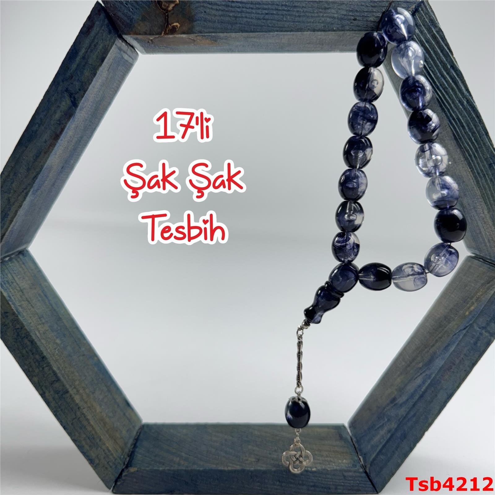 ZZ-249  17'lİ Şak Şak Erkek Tesbih