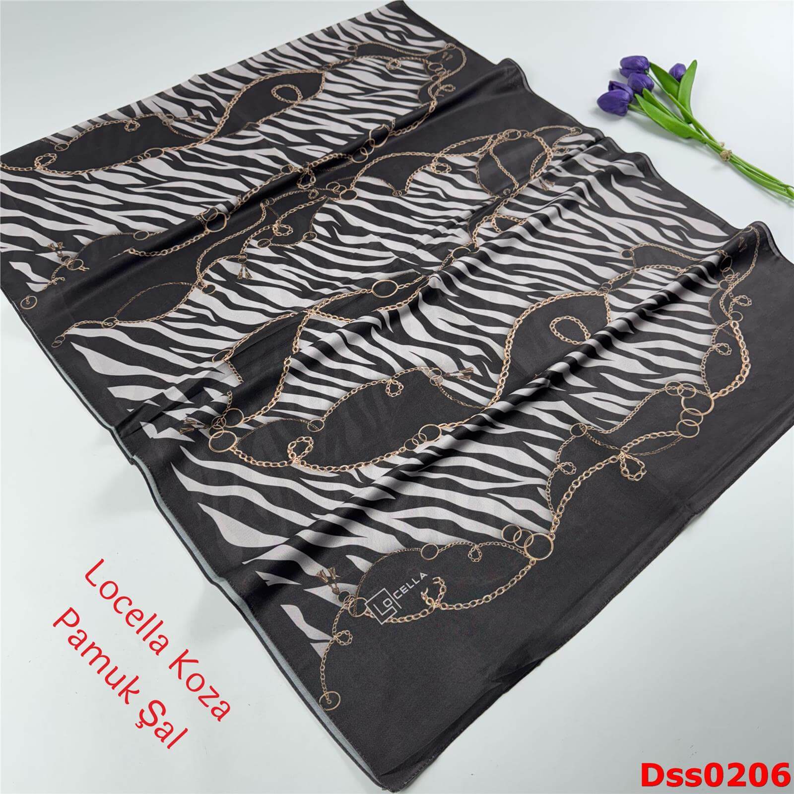 Y-120 Locella Koza Pamuk Şal