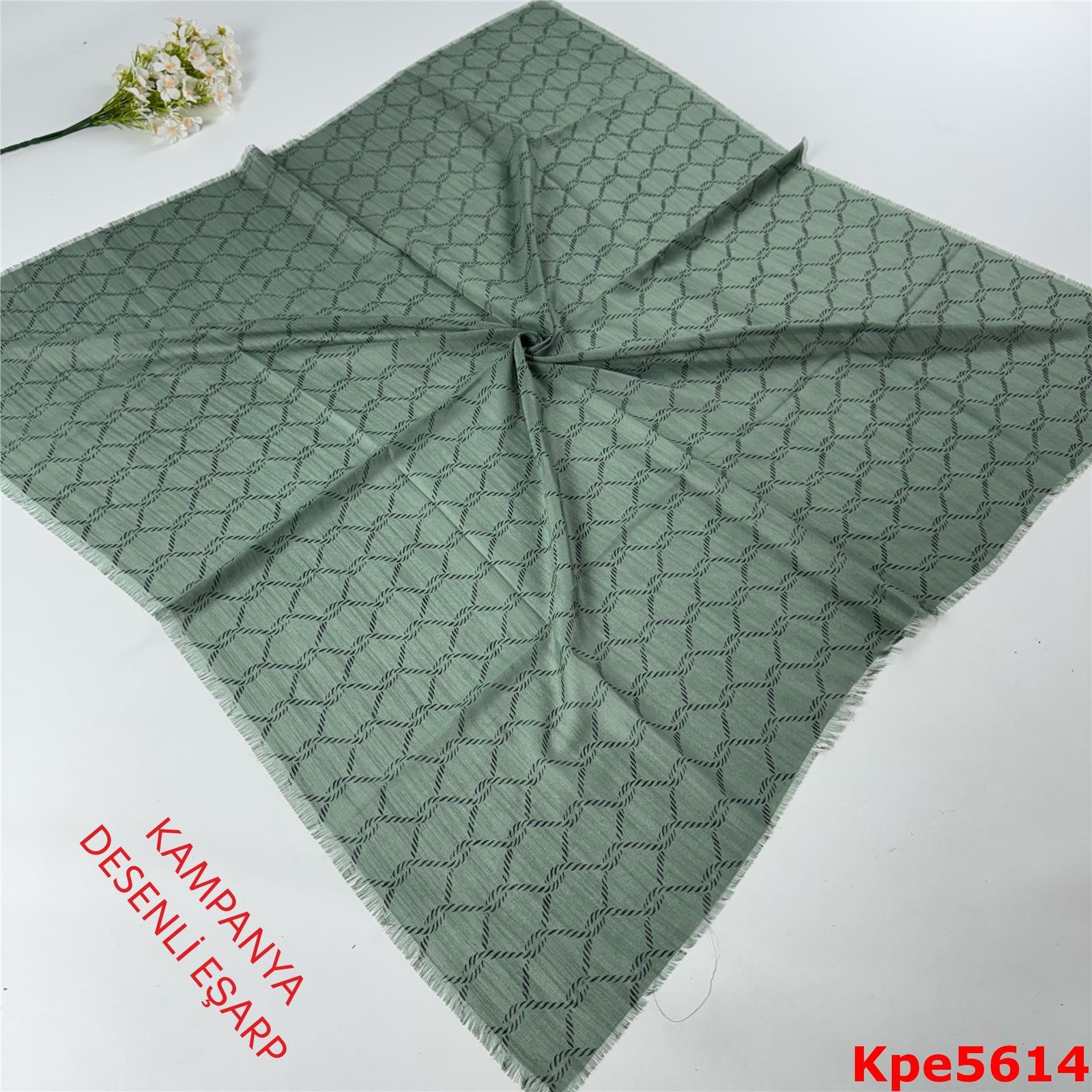 ZK-087 Kampanya Desenli Eşarp