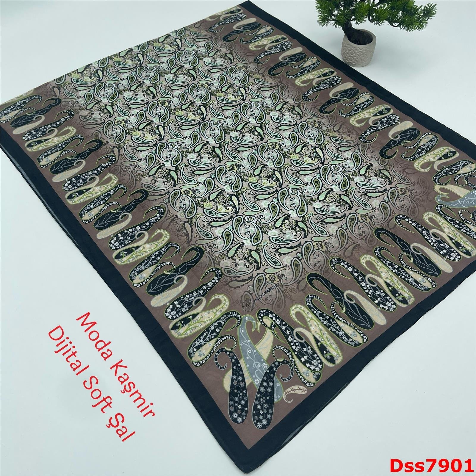 ZE-011  Moda Kaşmir Dijital Soft Şal