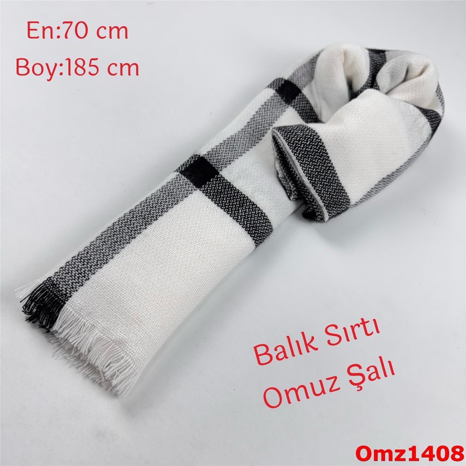 ZY-084 Düz Balıksırtı Omuz Şalı