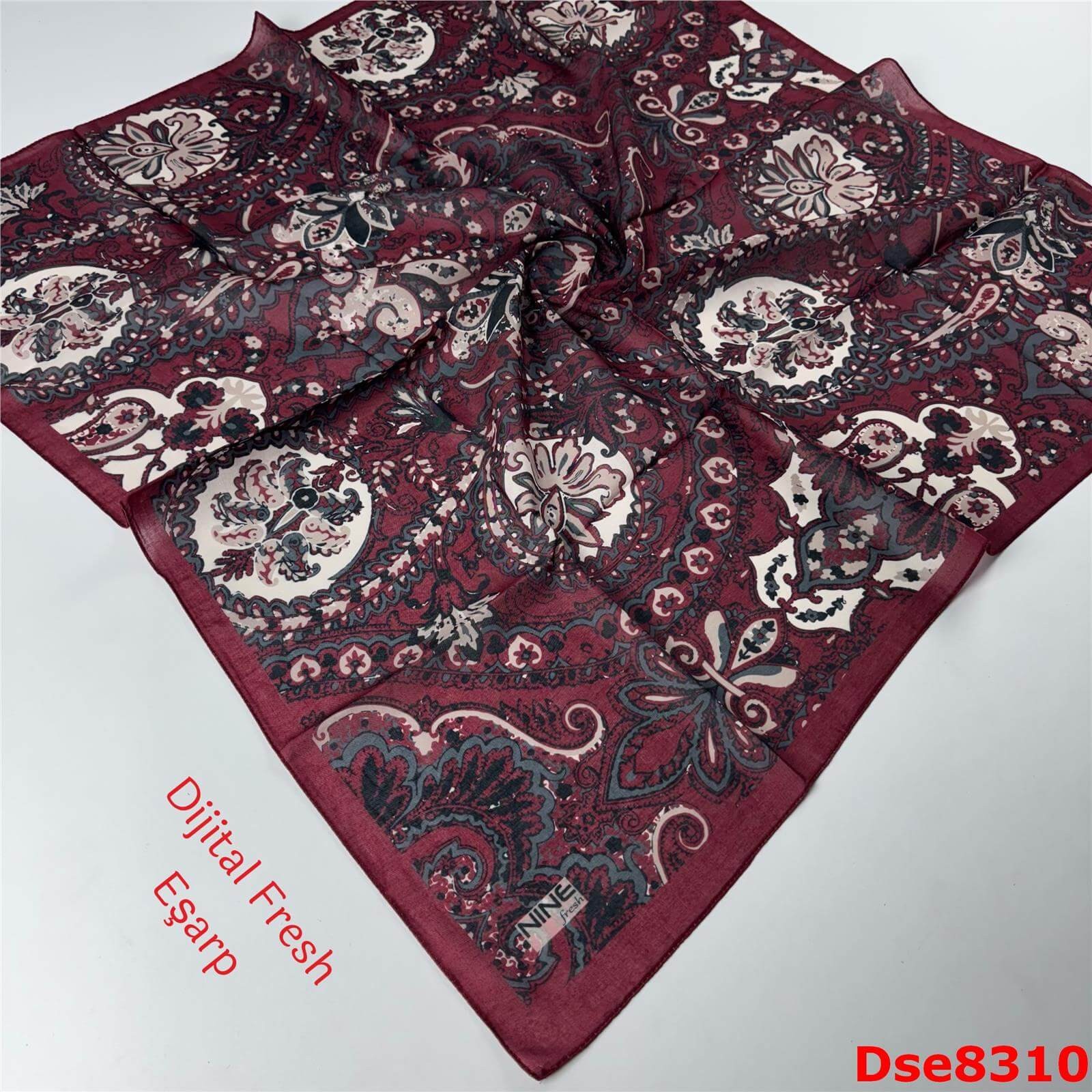 S-096 Dijital Fresh Eşarp