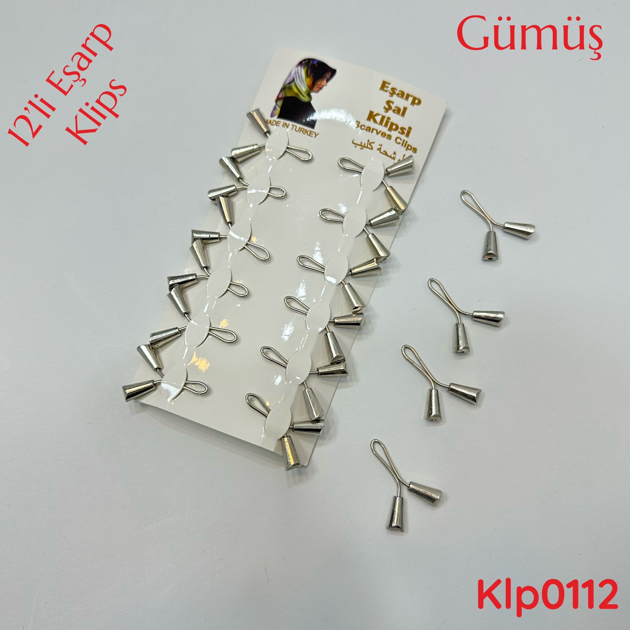 ZD-104 Klips 12 Adet
