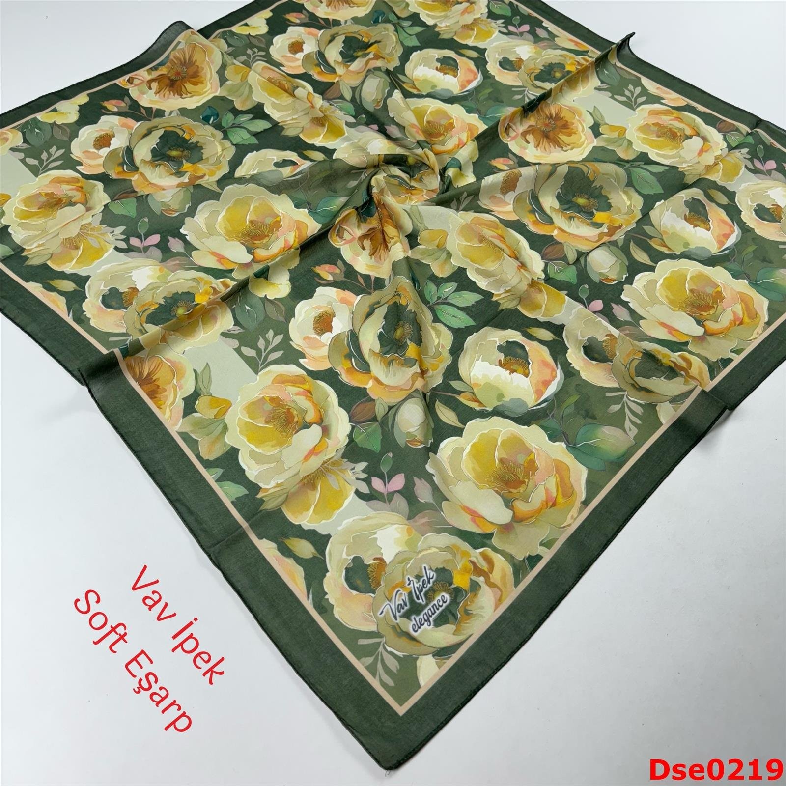 R-073 Vav İpek Soft Eşarp
