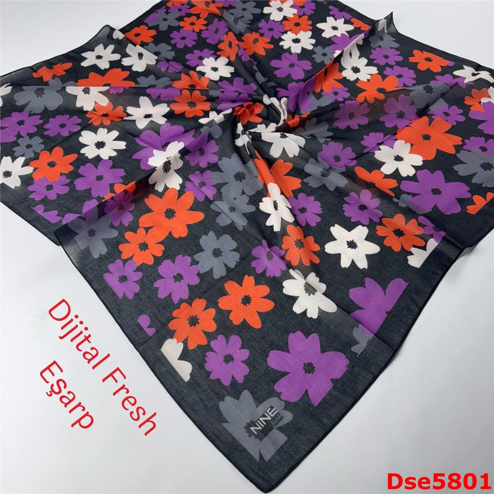 S-094 Dijital Fresh Eşarp