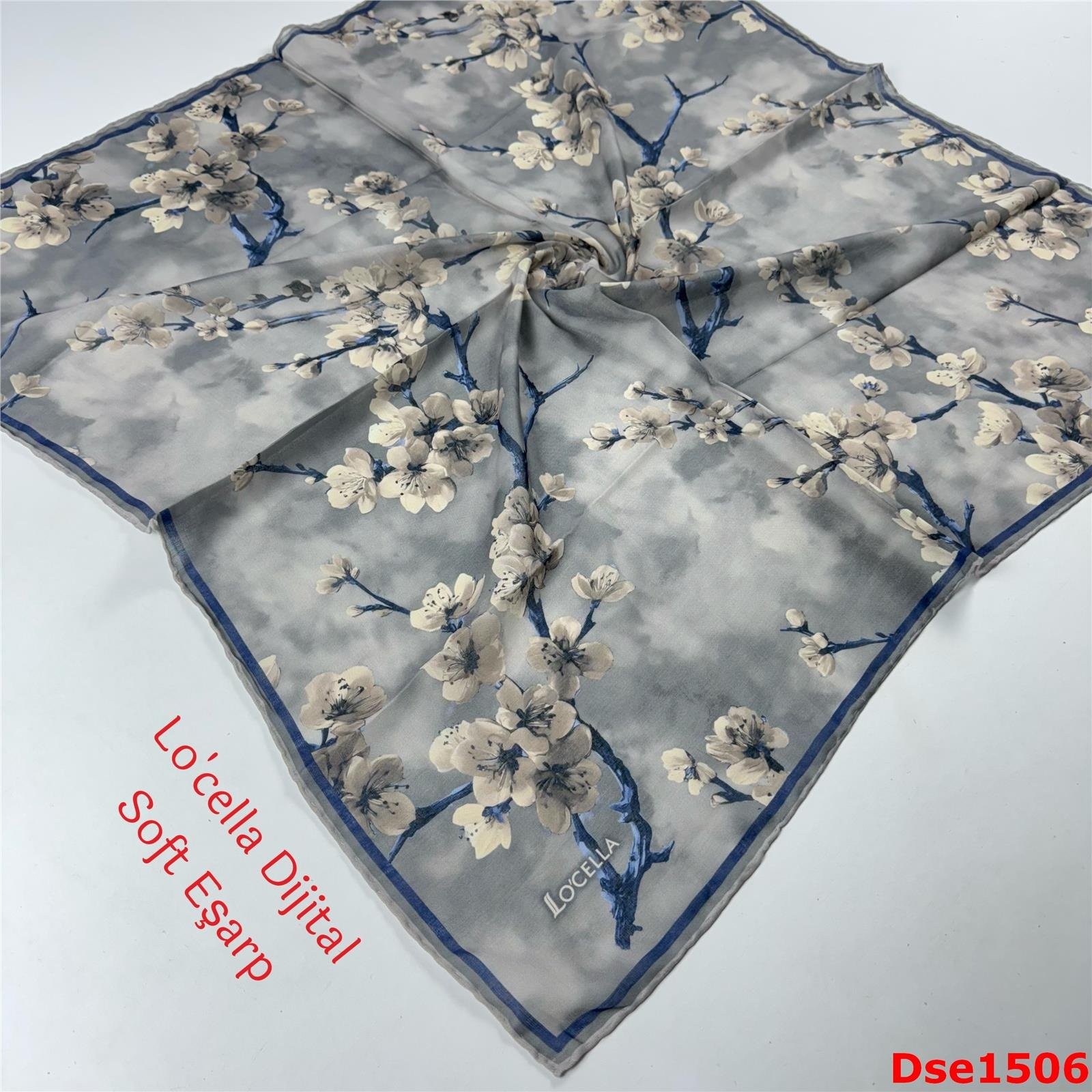 P-131 Locella El Dikişli Soft Eşarp