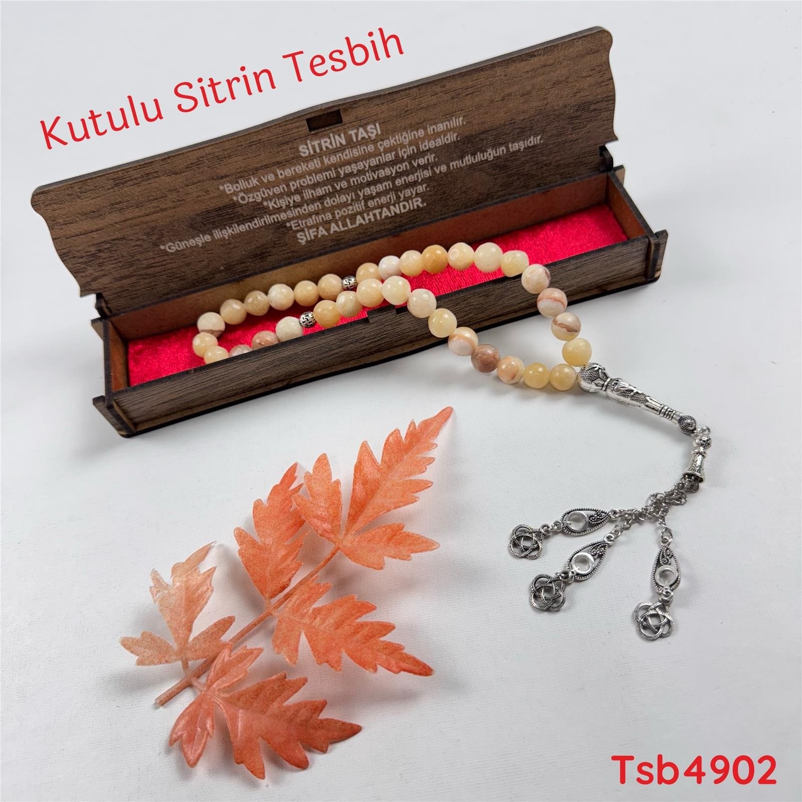 UD-142 33'lü Sitrin Taşı Tesbih