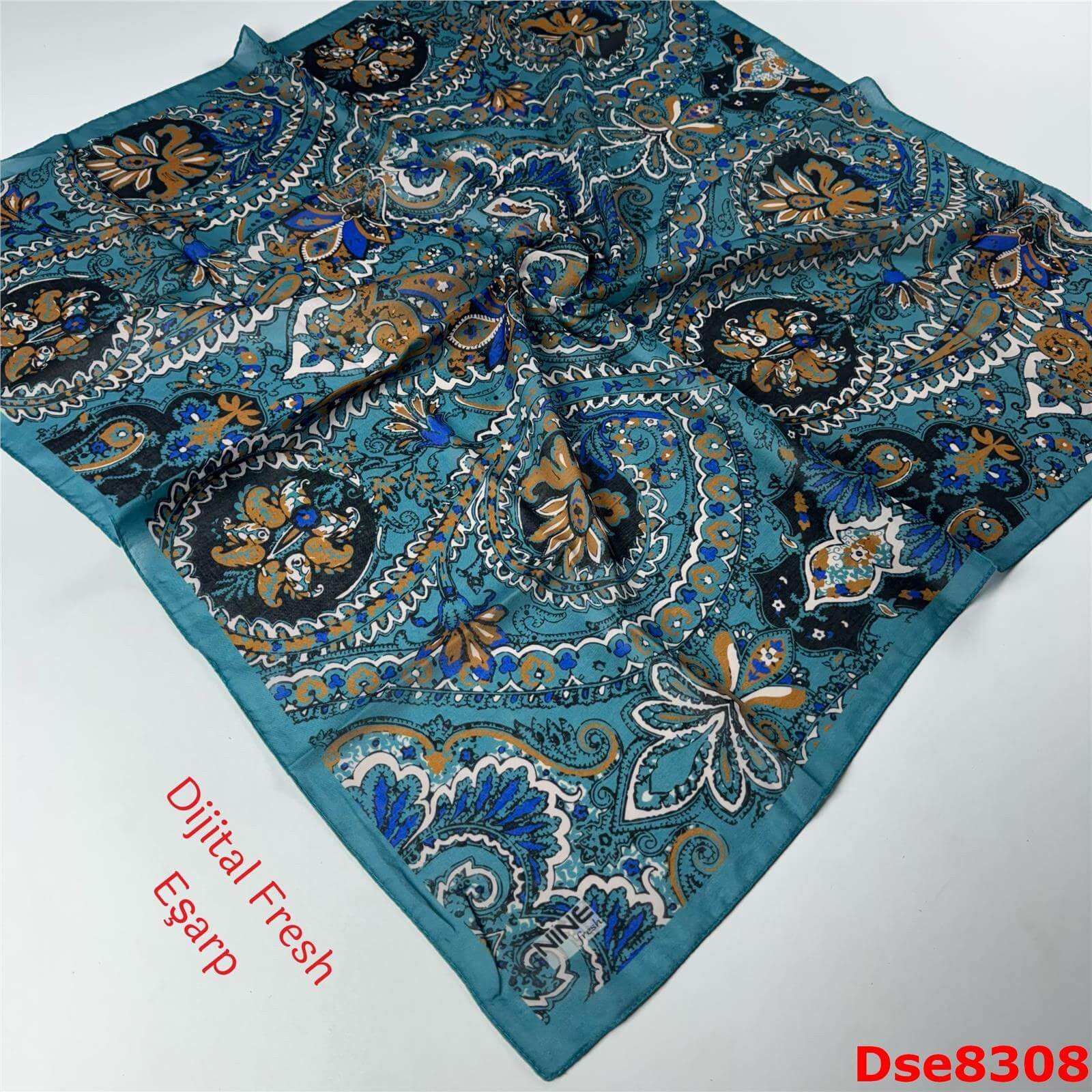 S-086 Dijital Fresh Eşarp