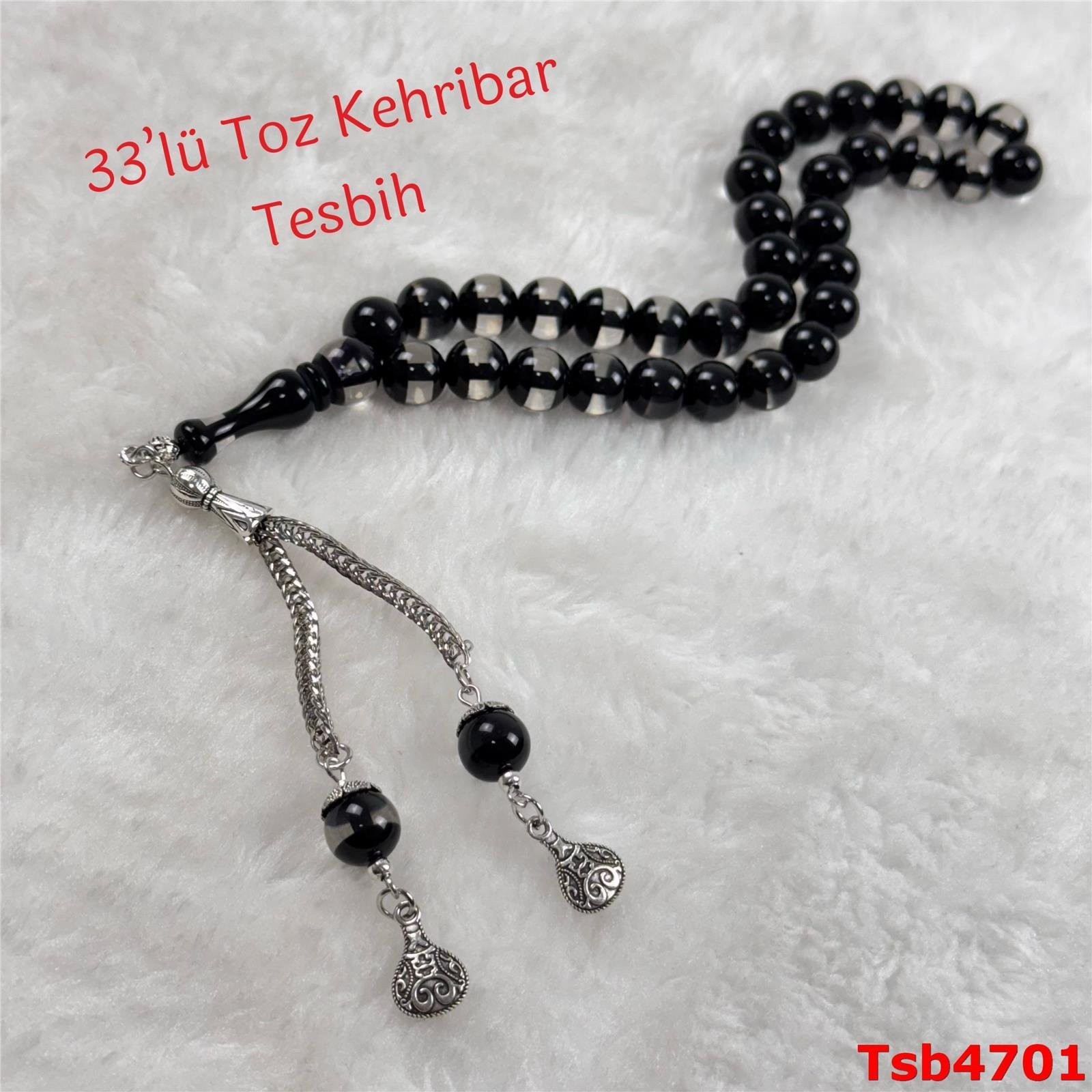 V-330 33'lü Toz Kehribar Tesbih