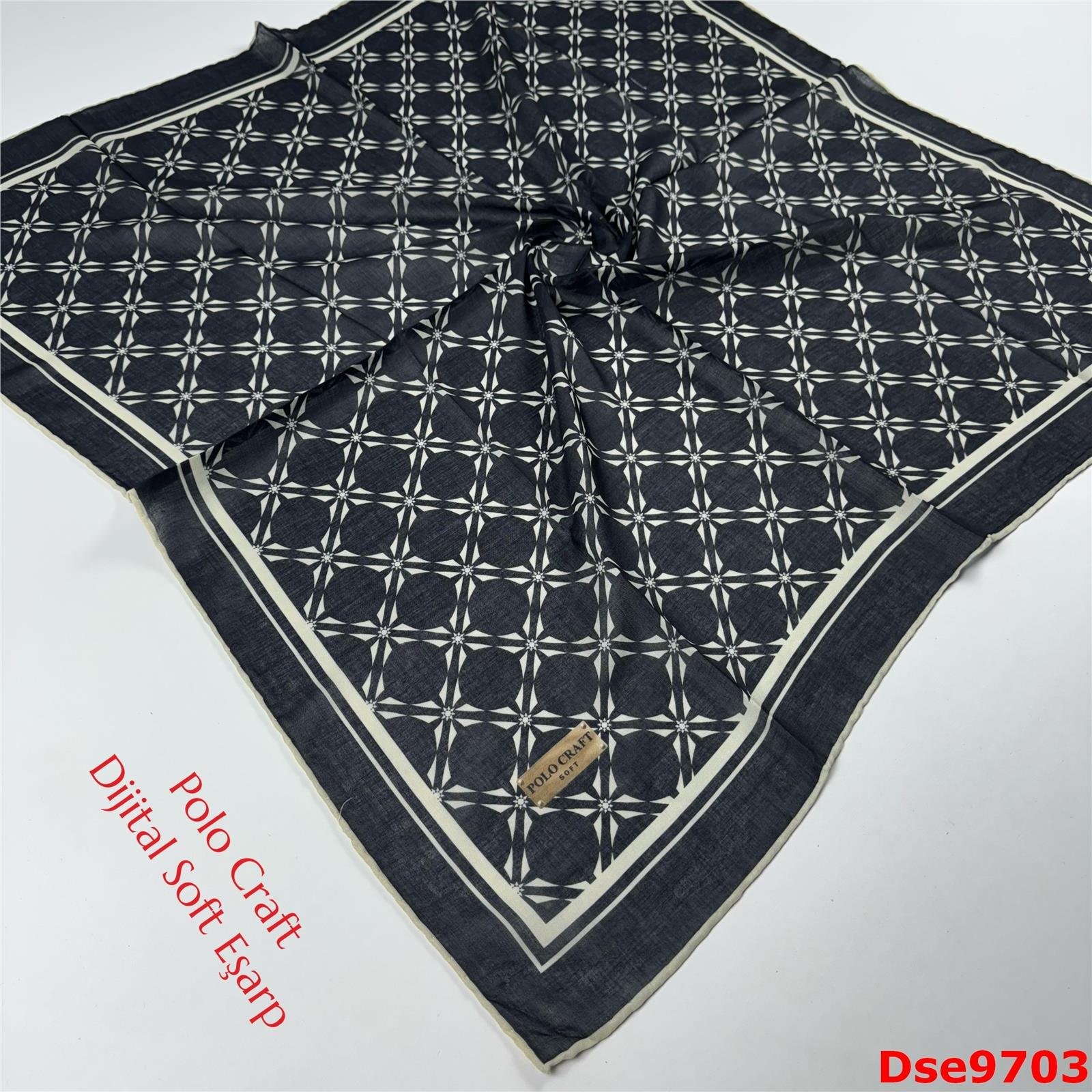 T-063 Polo Craft Dijital Soft Eşarp