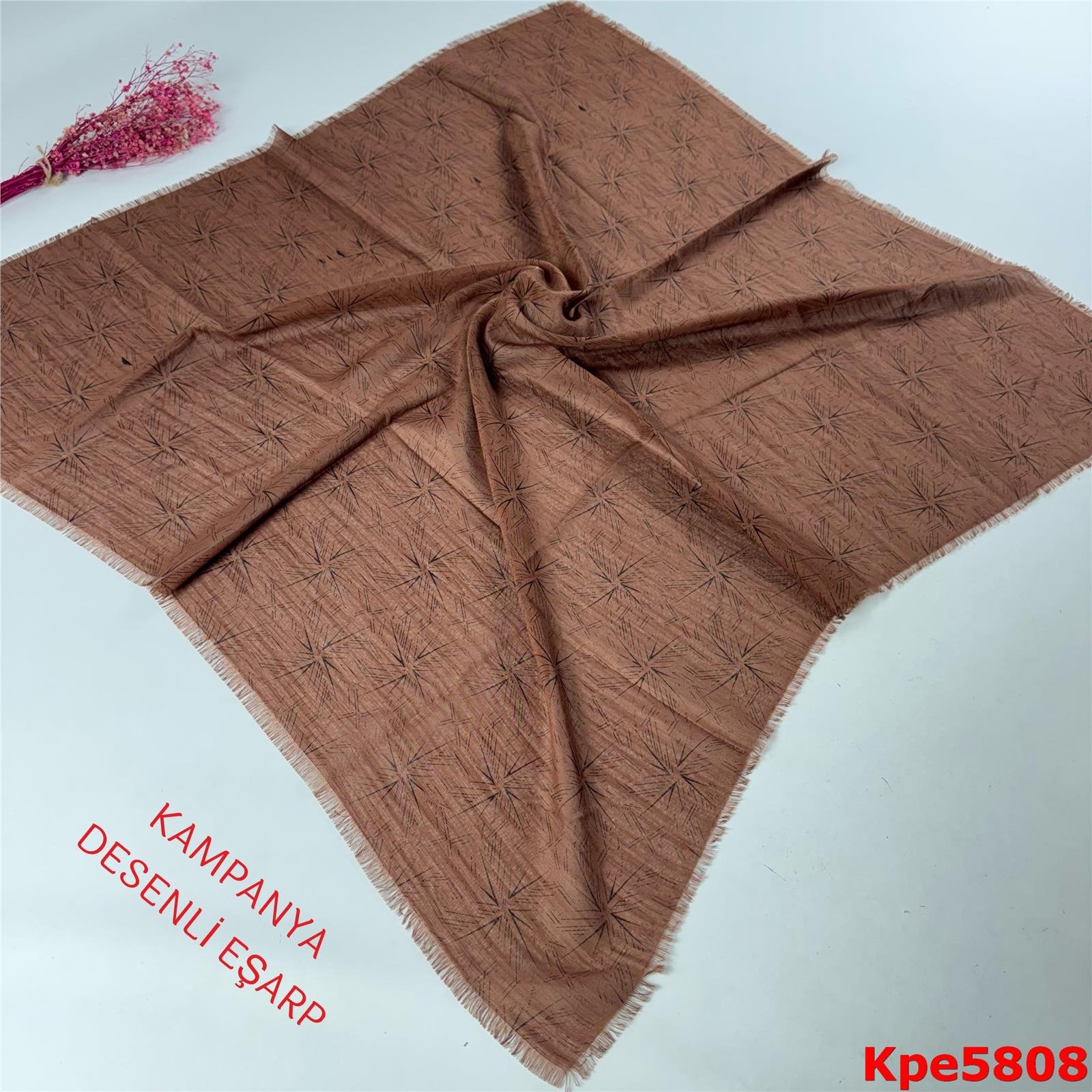 ZK-035 Kampanya Desenli Eşarp