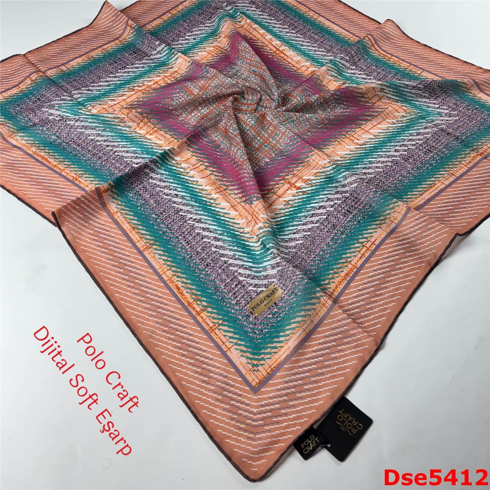 P-130 Polo Craft Dijital Soft Eşarp