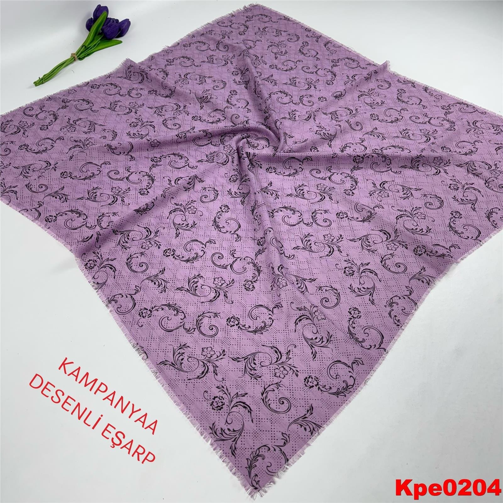 A-0190 Kampanya Desenli Eşarp