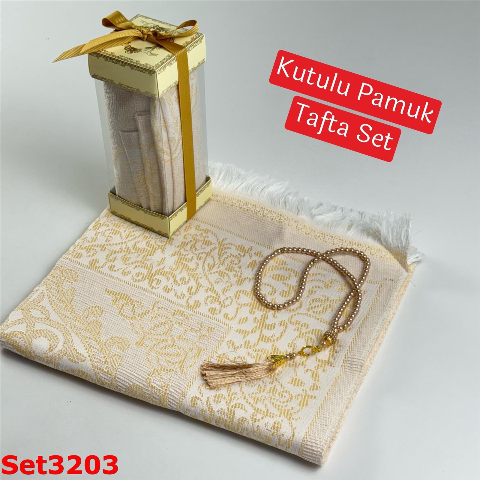 ZU-026 Kutulu Pamuk Tafta Set