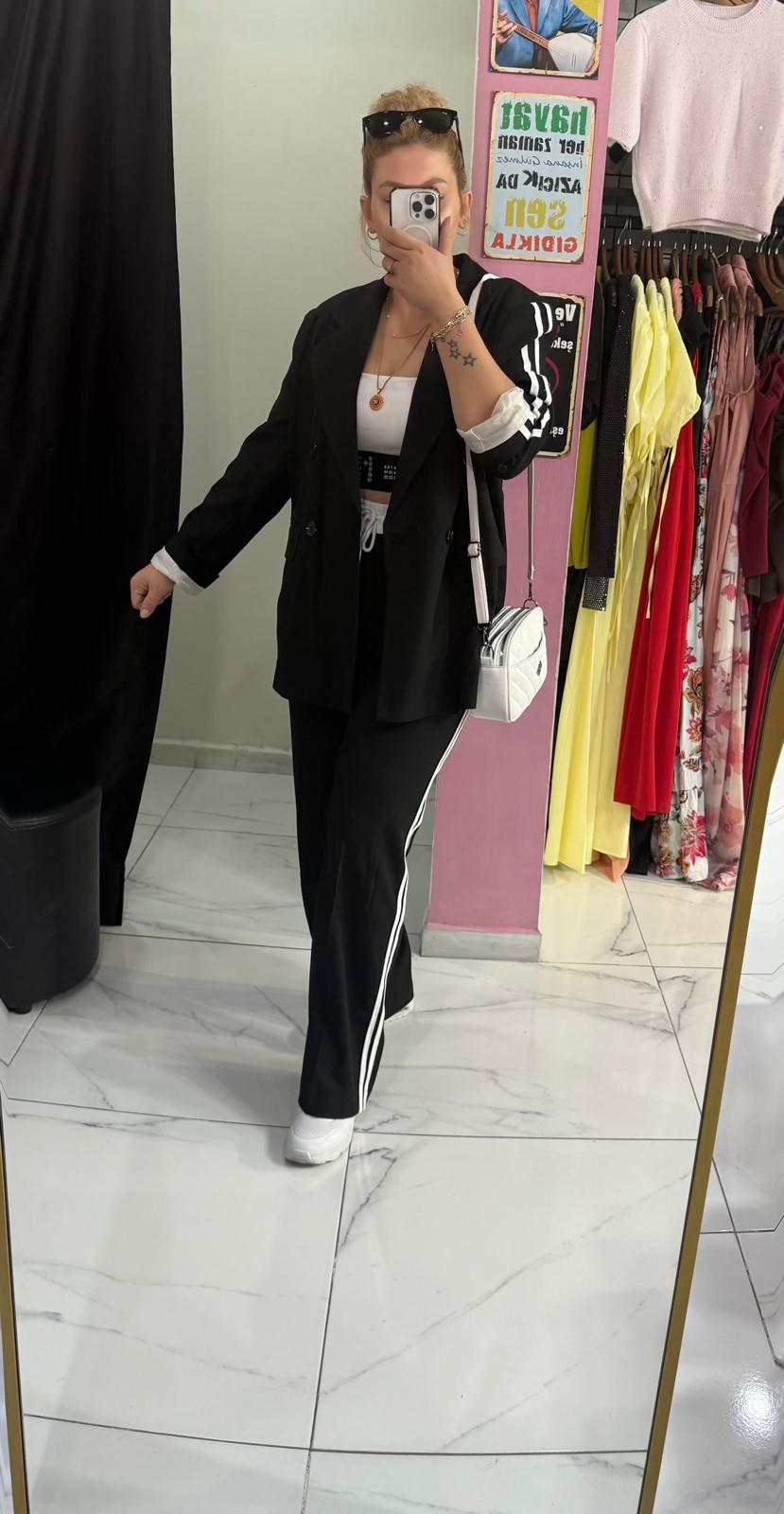 SIRT DETAY ASTARLI SALAŞ BLAZER