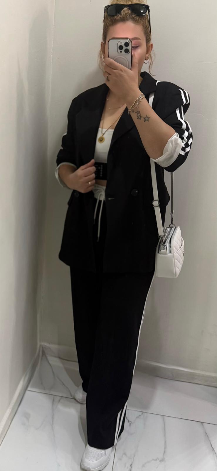 SIRT DETAY ASTARLI SALAŞ BLAZER