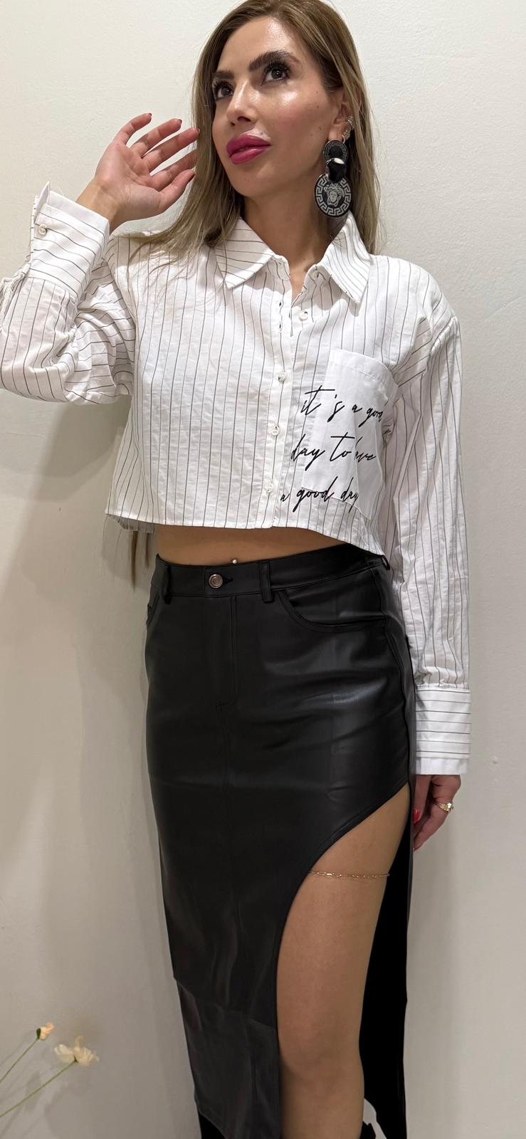 CROP GÖMLEK