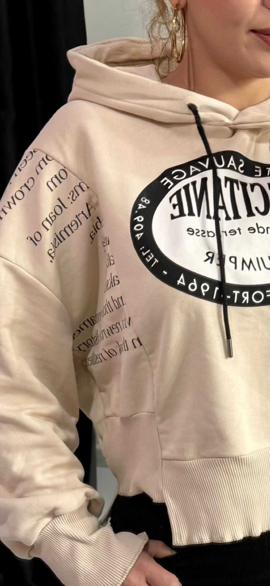 Kapüşonlu salaş sweat